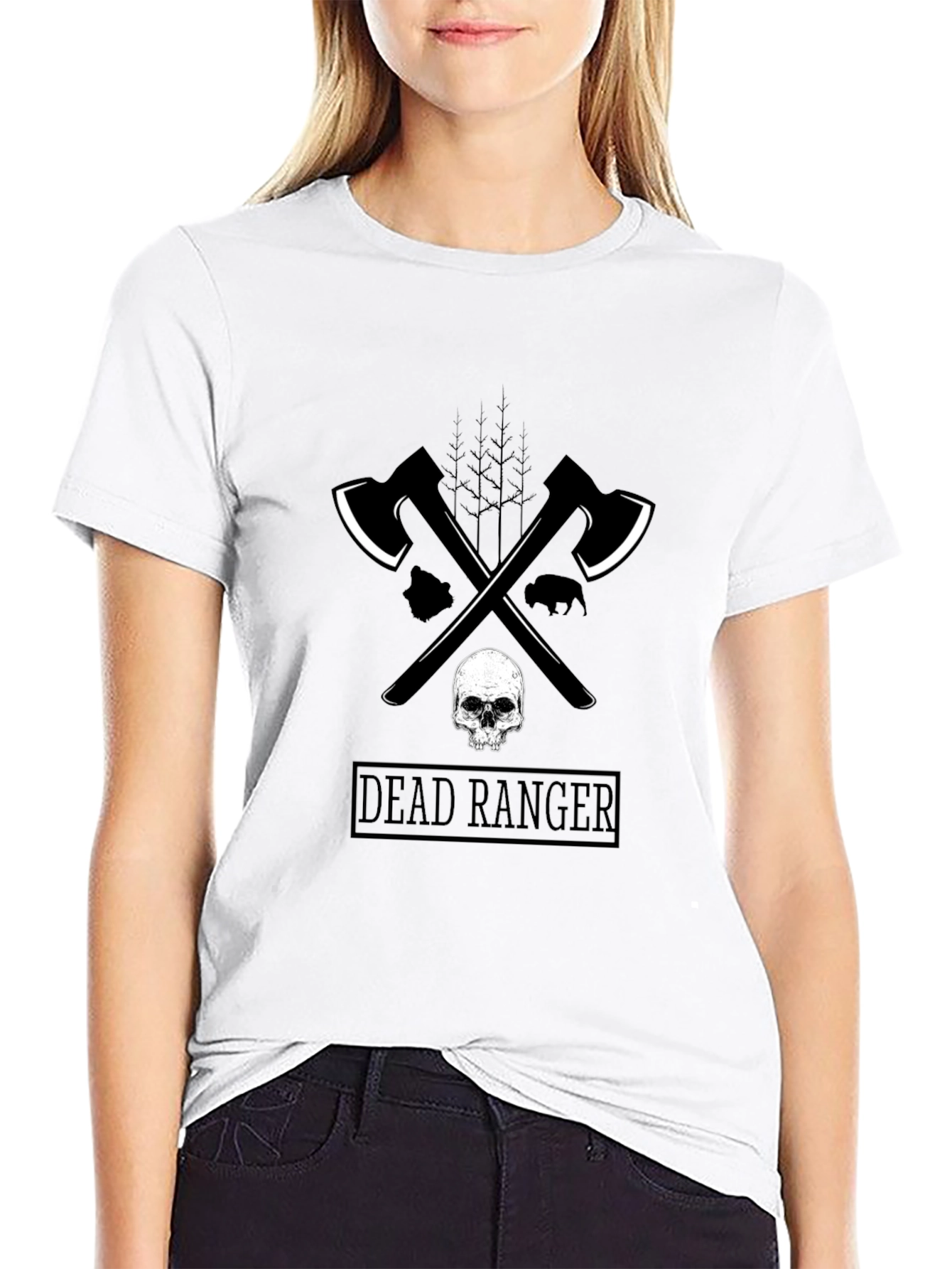 Dead Ranger Graphic Tee - Black Cotton T-Shirt