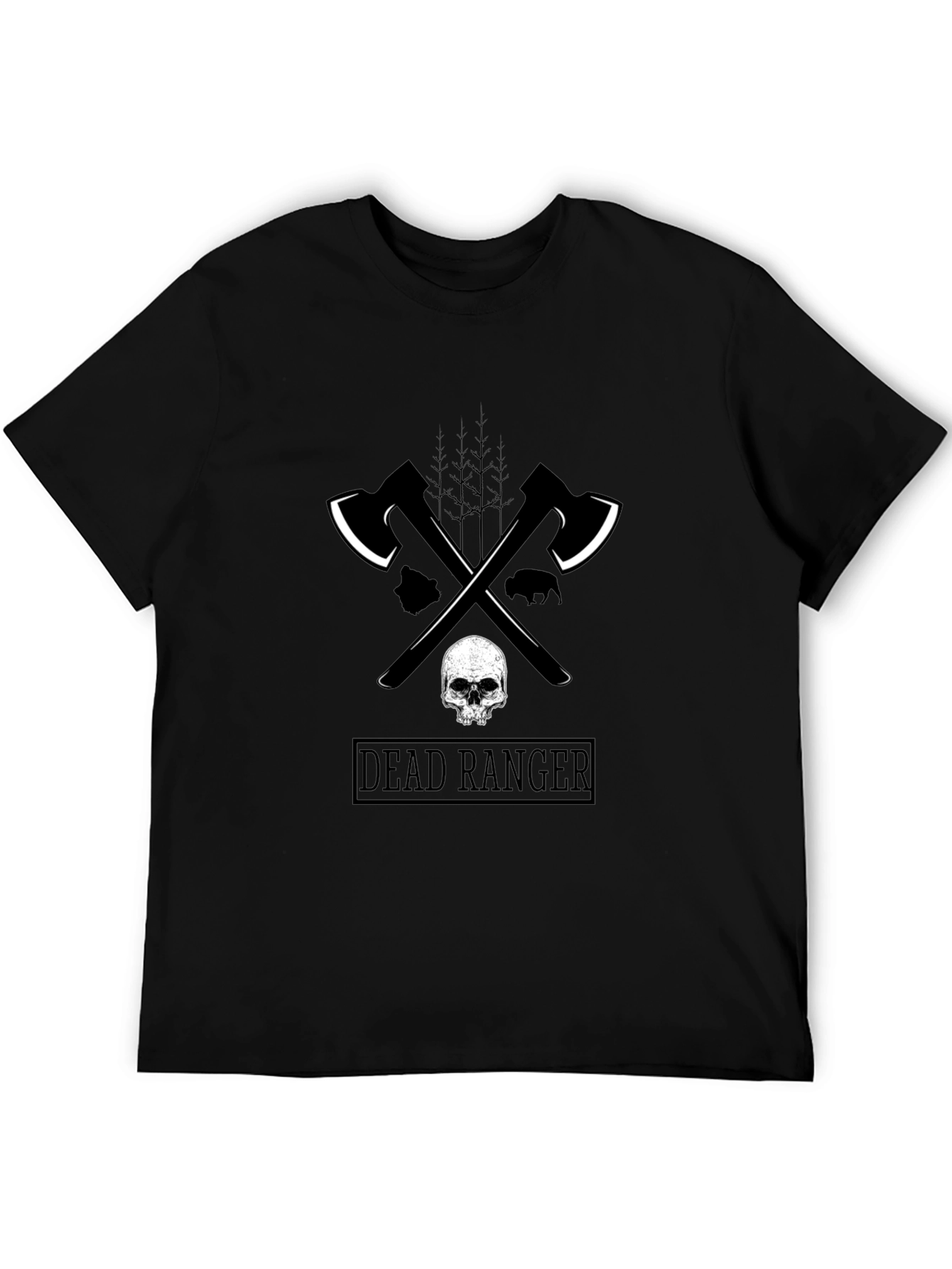 Dead Ranger Graphic Tee - Black Cotton T-Shirt