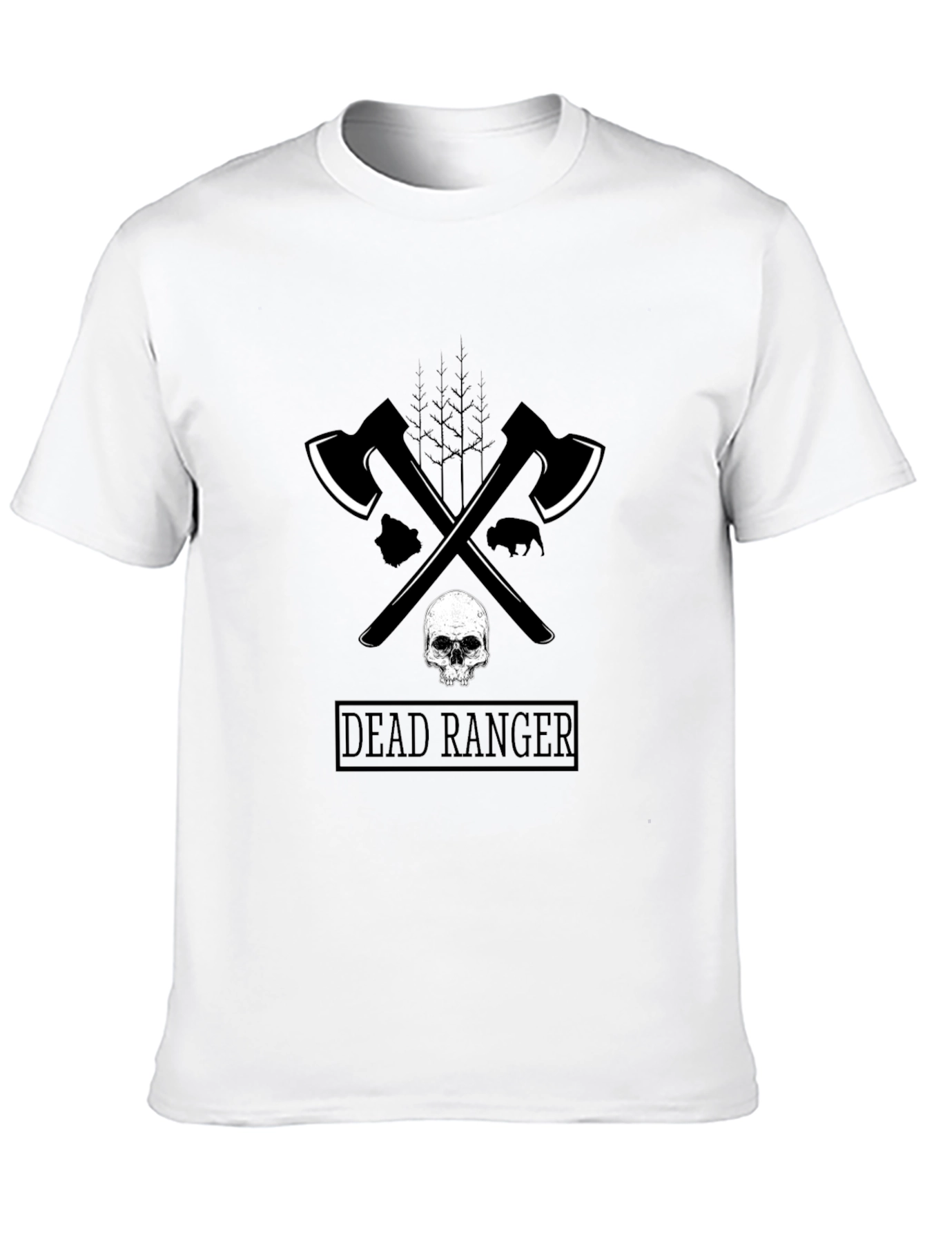 Dead Ranger Graphic Tee - Black Cotton T-Shirt