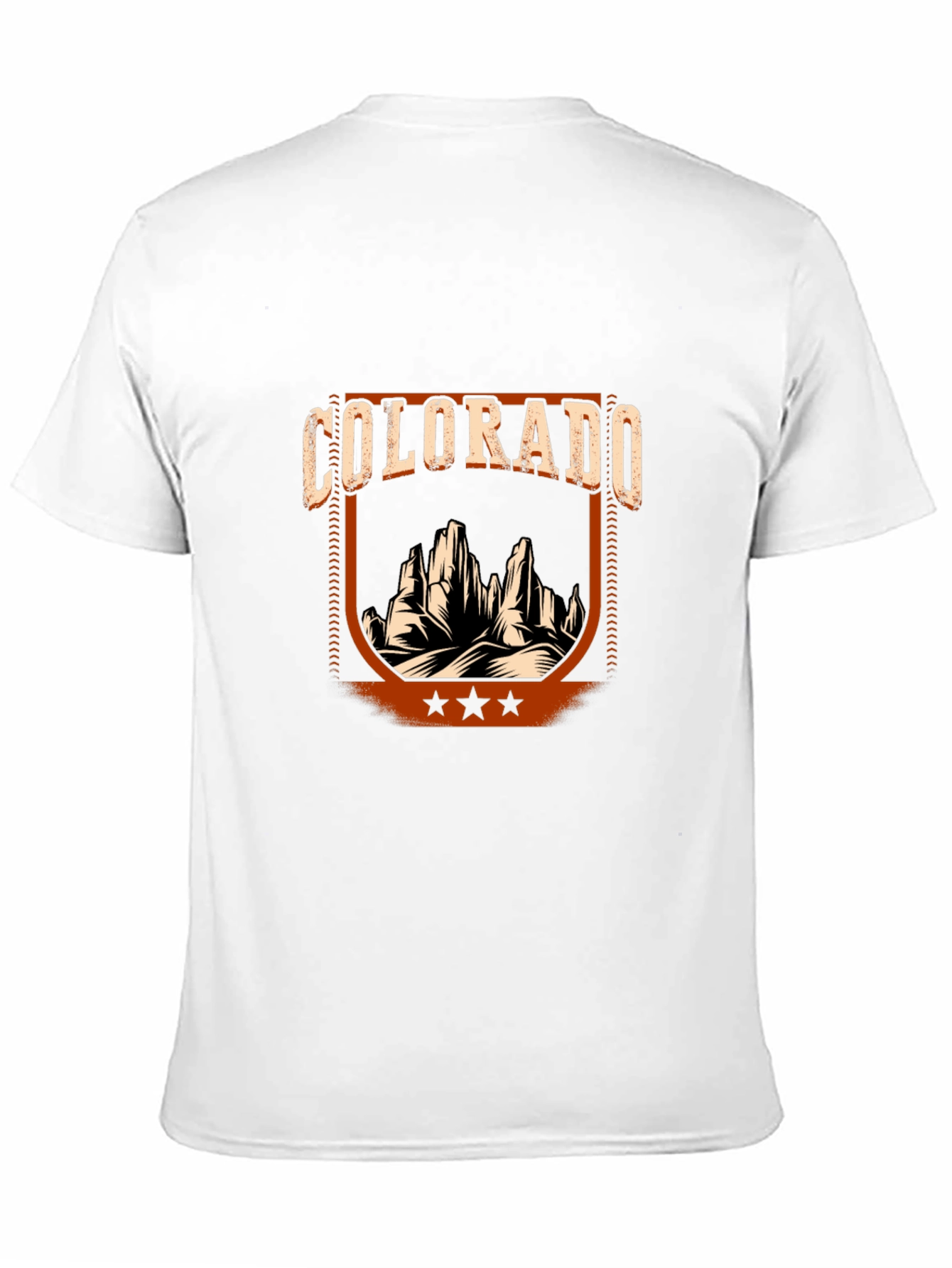 Colorado Desert Graphic T-Shirt - Black