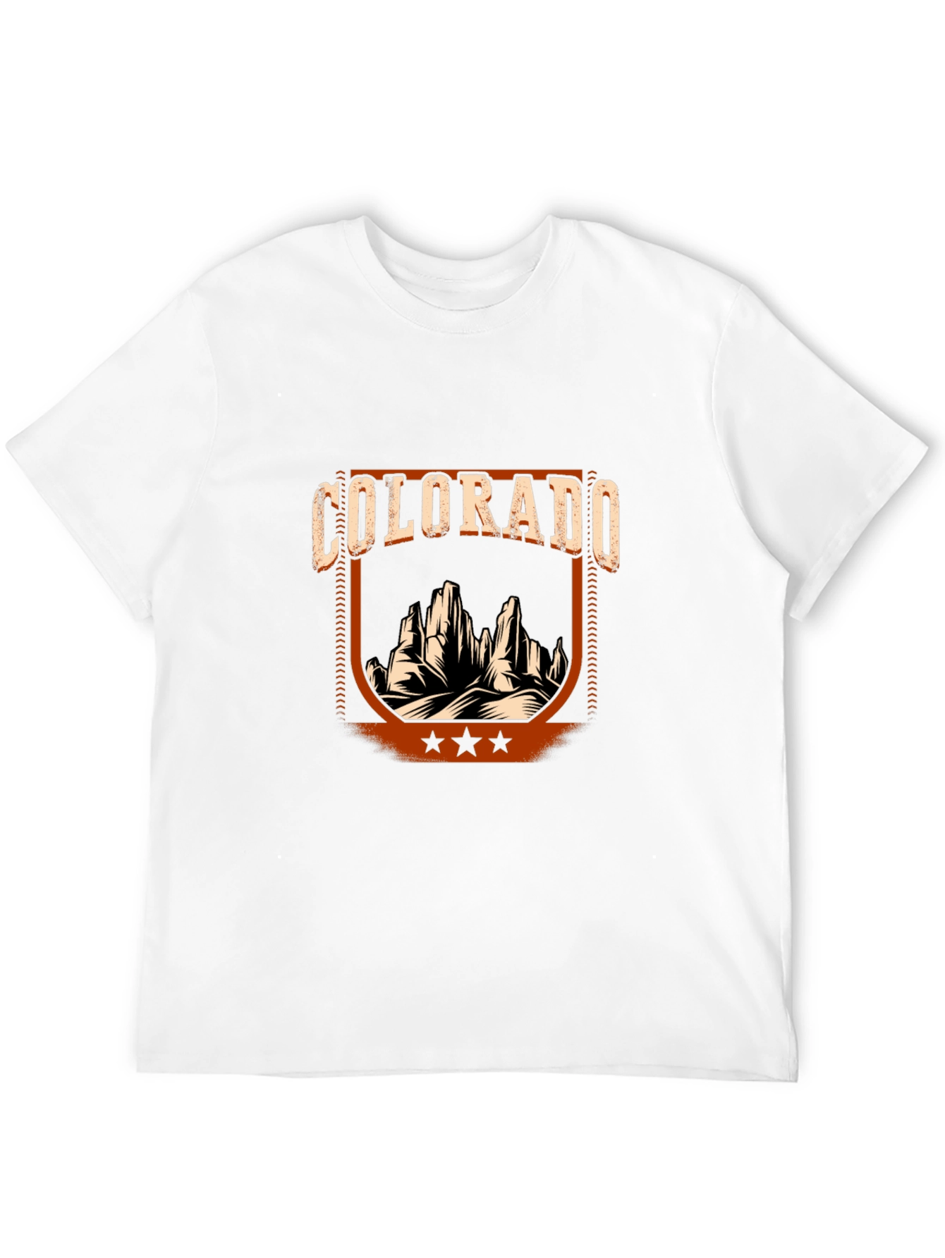 Colorado Desert Graphic T-Shirt - Black