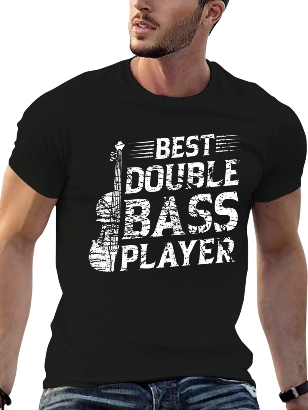 Best Double Bass Player Graphic T-Shirt