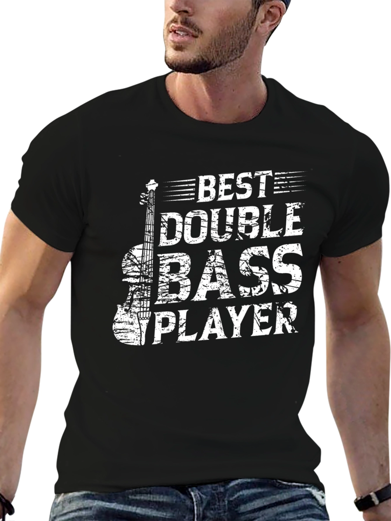 Best Double Bass Player Graphic T-Shirt