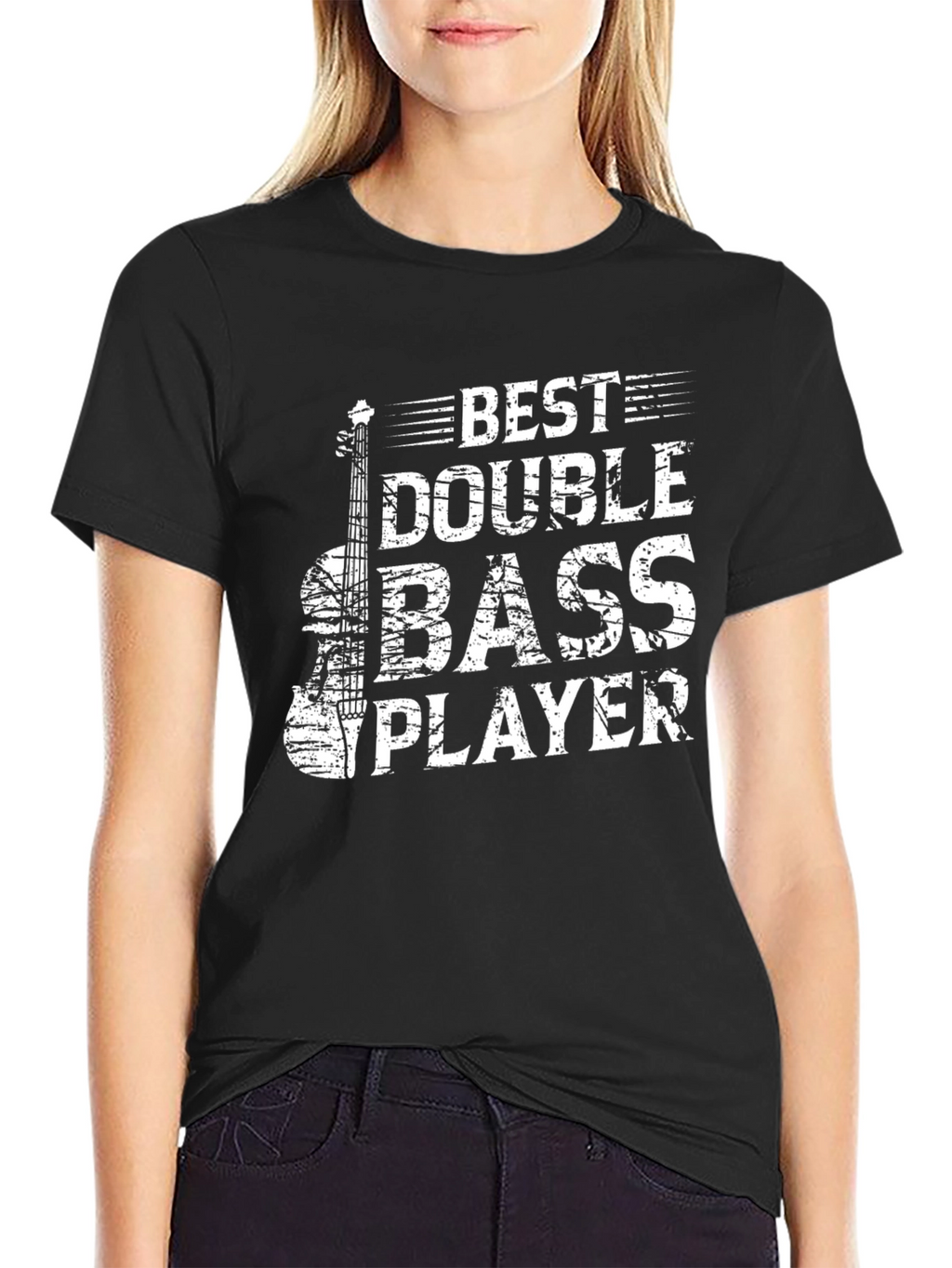 Best Double Bass Player Graphic T-Shirt