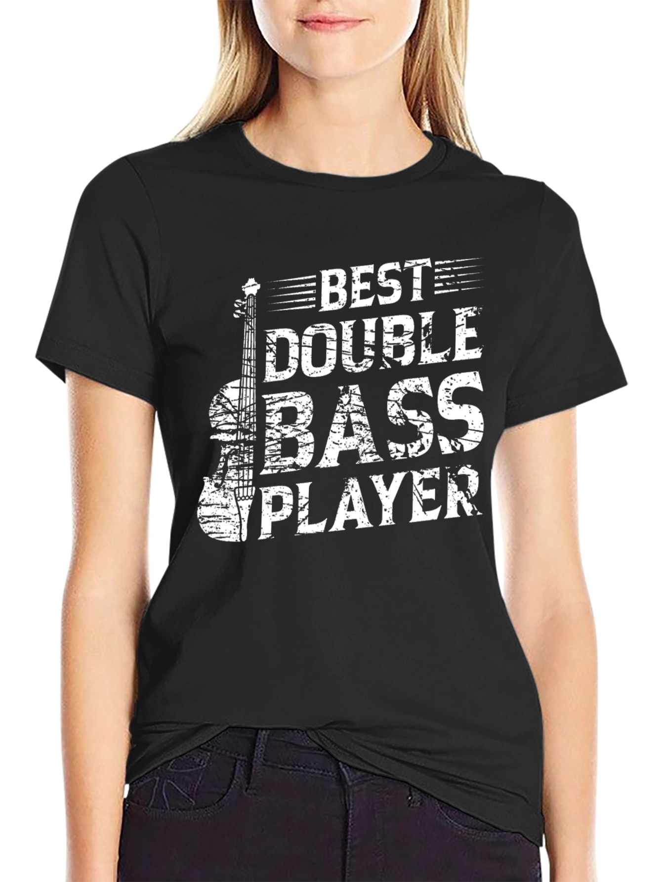 Best Double Bass Player Graphic T-Shirt