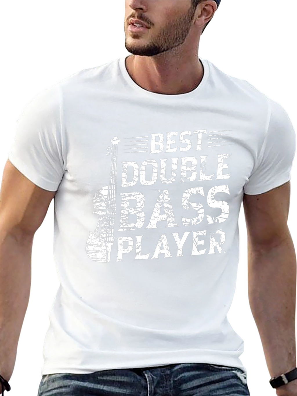 Best Double Bass Player Graphic T-Shirt