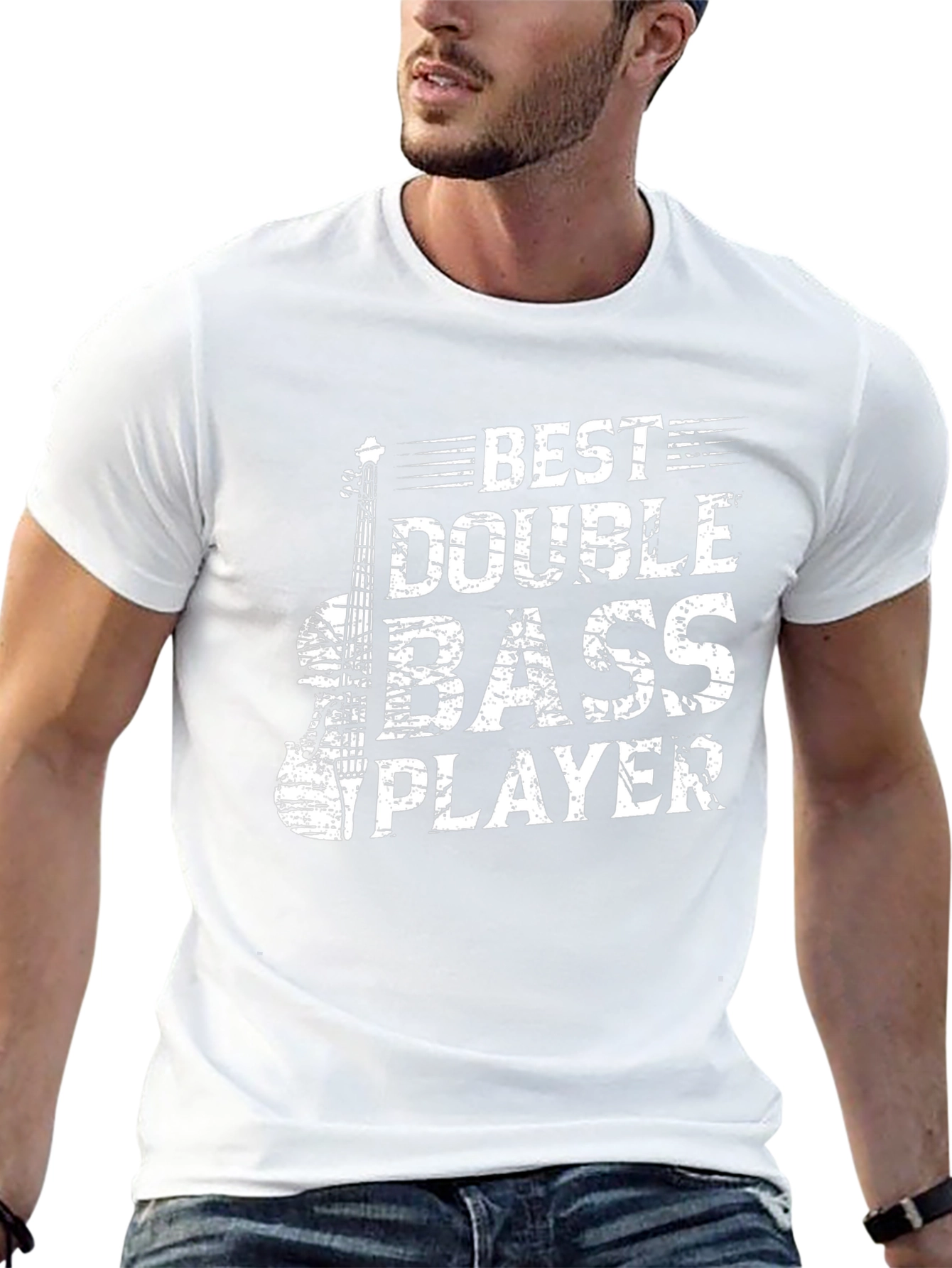 Best Double Bass Player Graphic T-Shirt