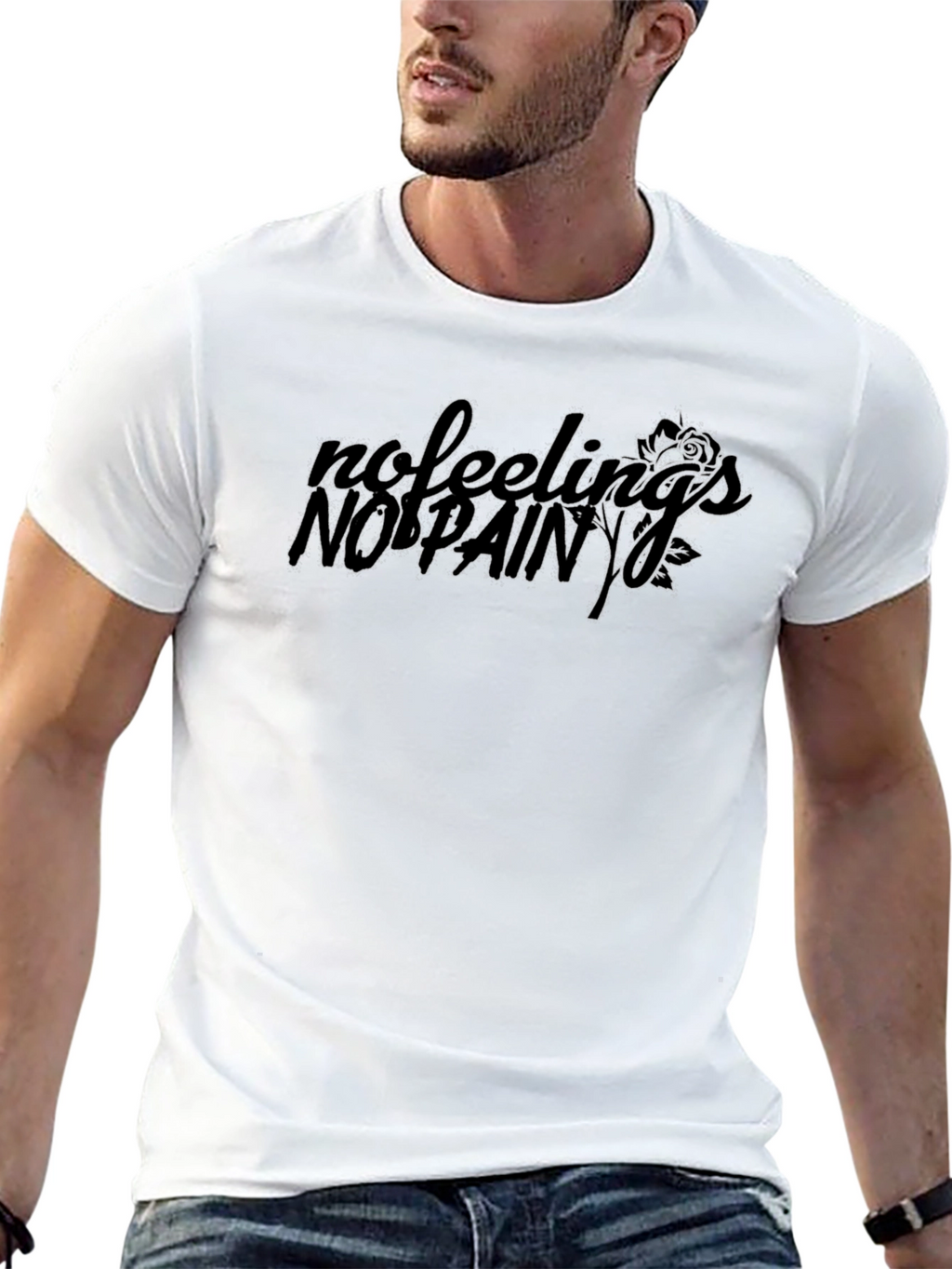 No Feelings No Pain Graphic T-Shirt