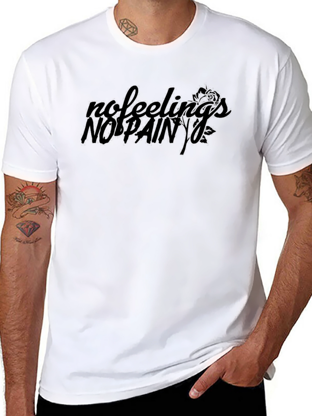 No Feelings No Pain Graphic T-Shirt