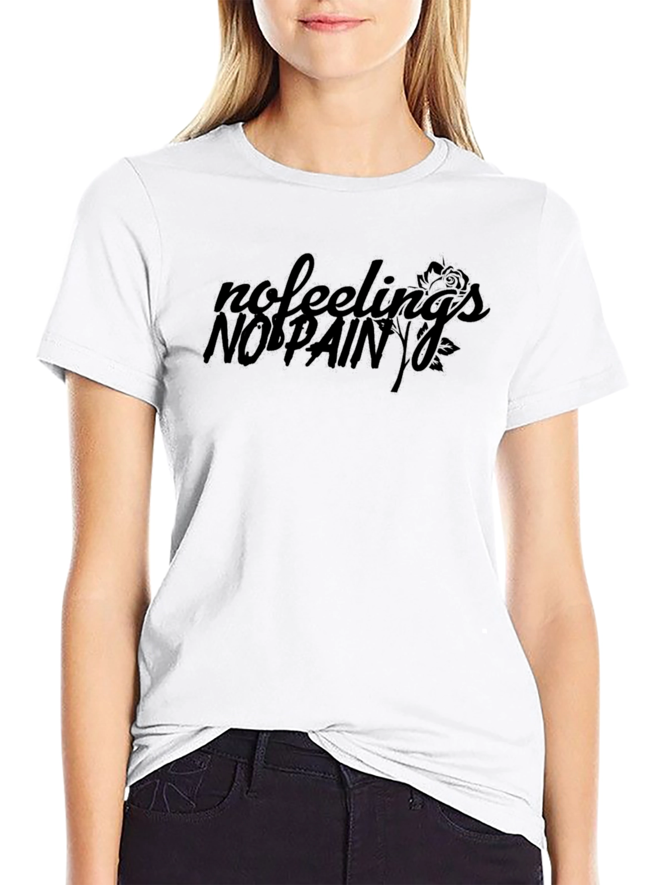No Feelings No Pain Graphic T-Shirt