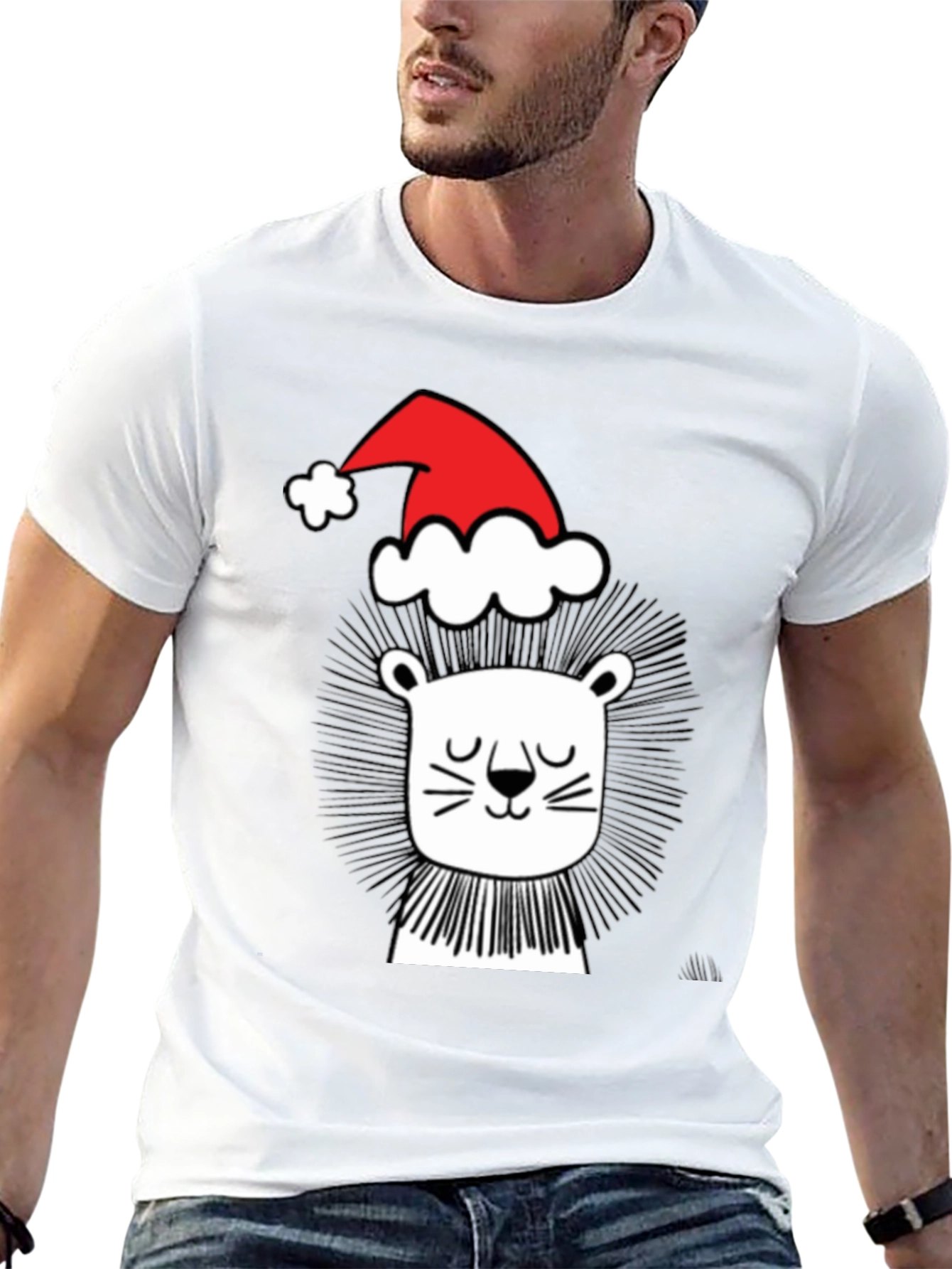 Festive Lion Graphic Tee