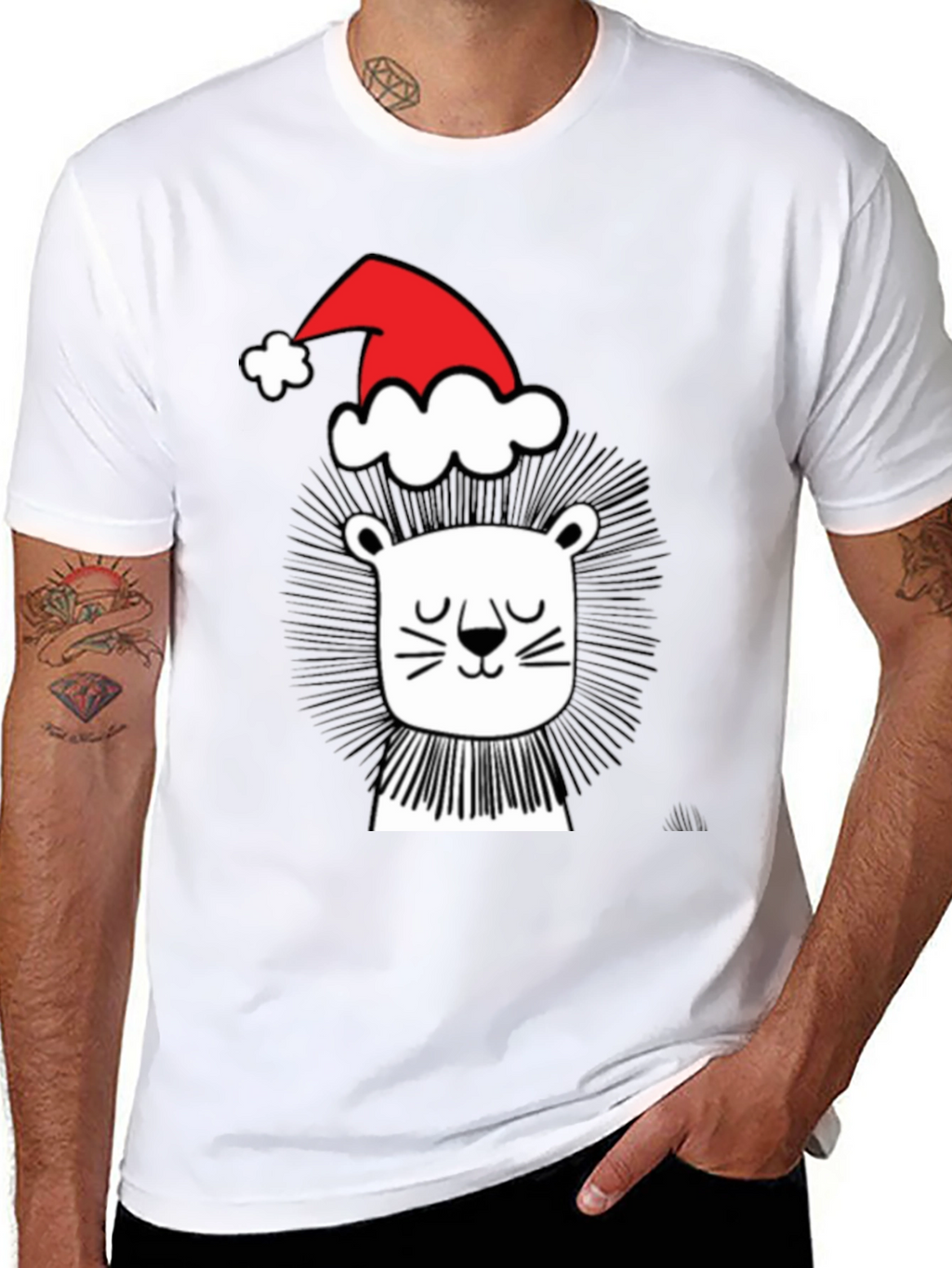 Festive Lion Graphic Tee