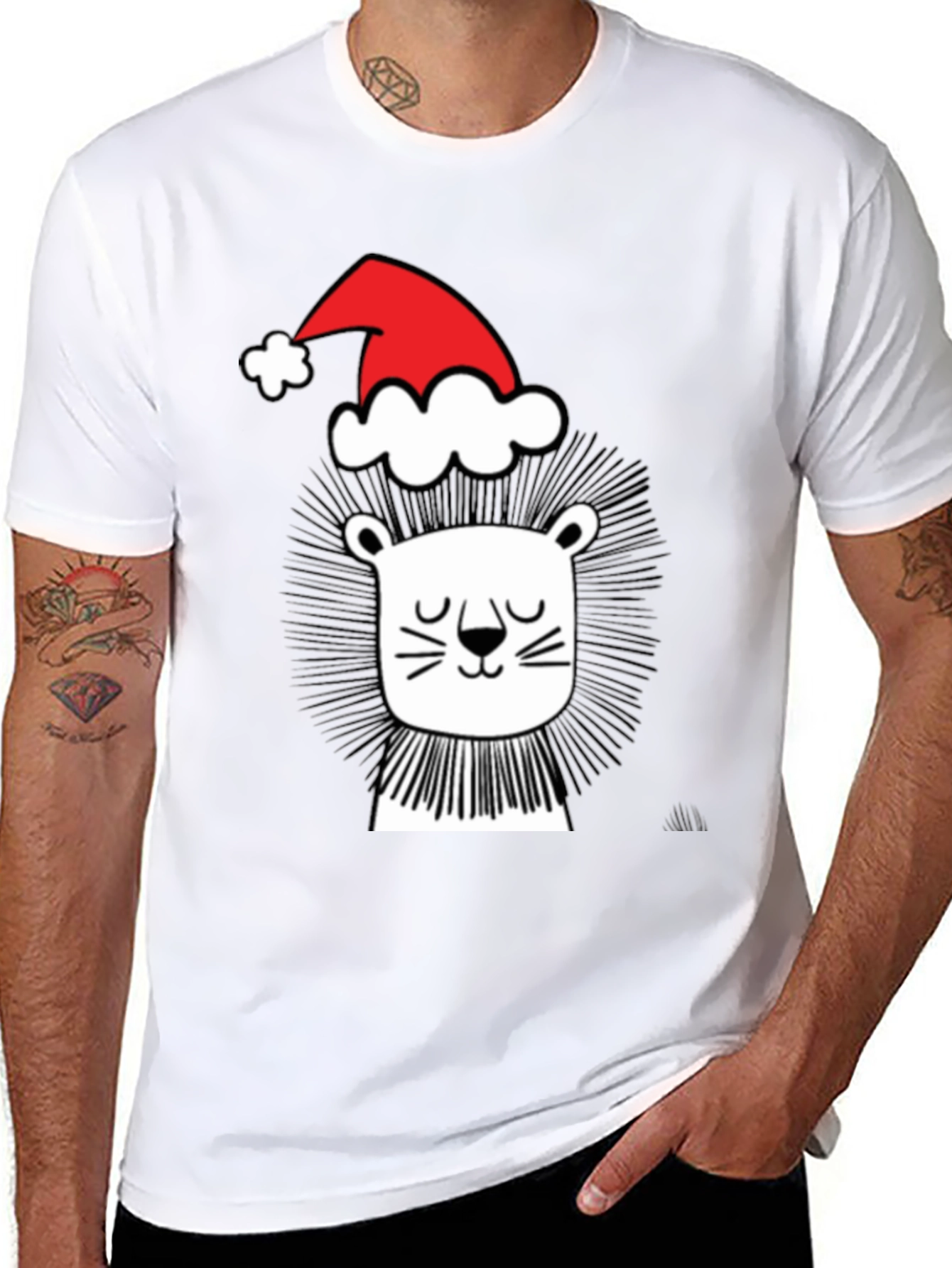 Festive Lion Graphic Tee