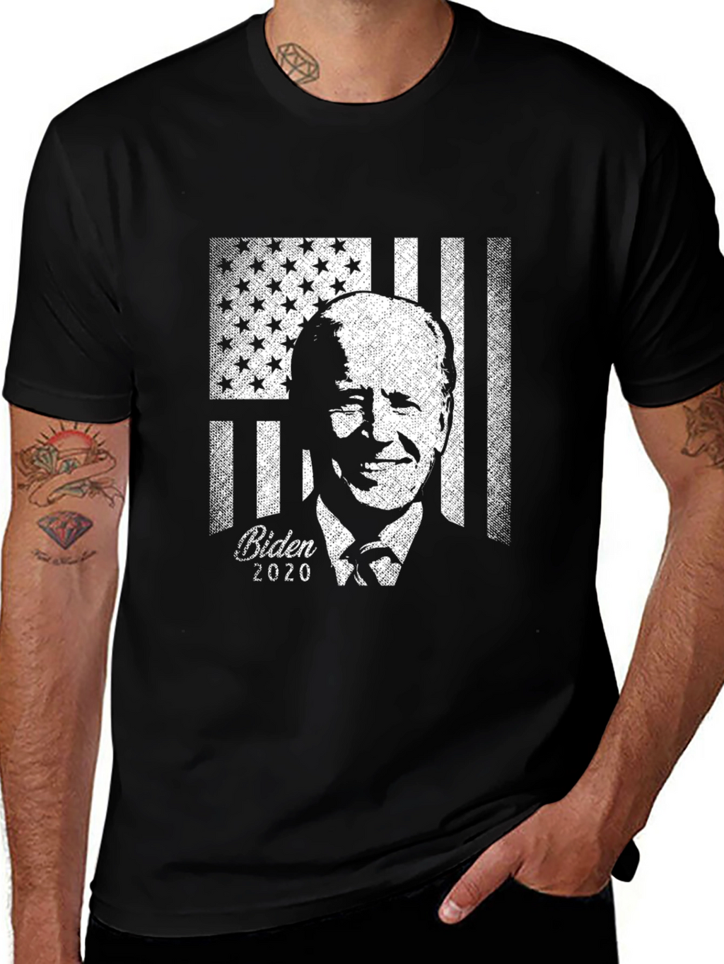 Biden 2020 American Flag Graphic Tee