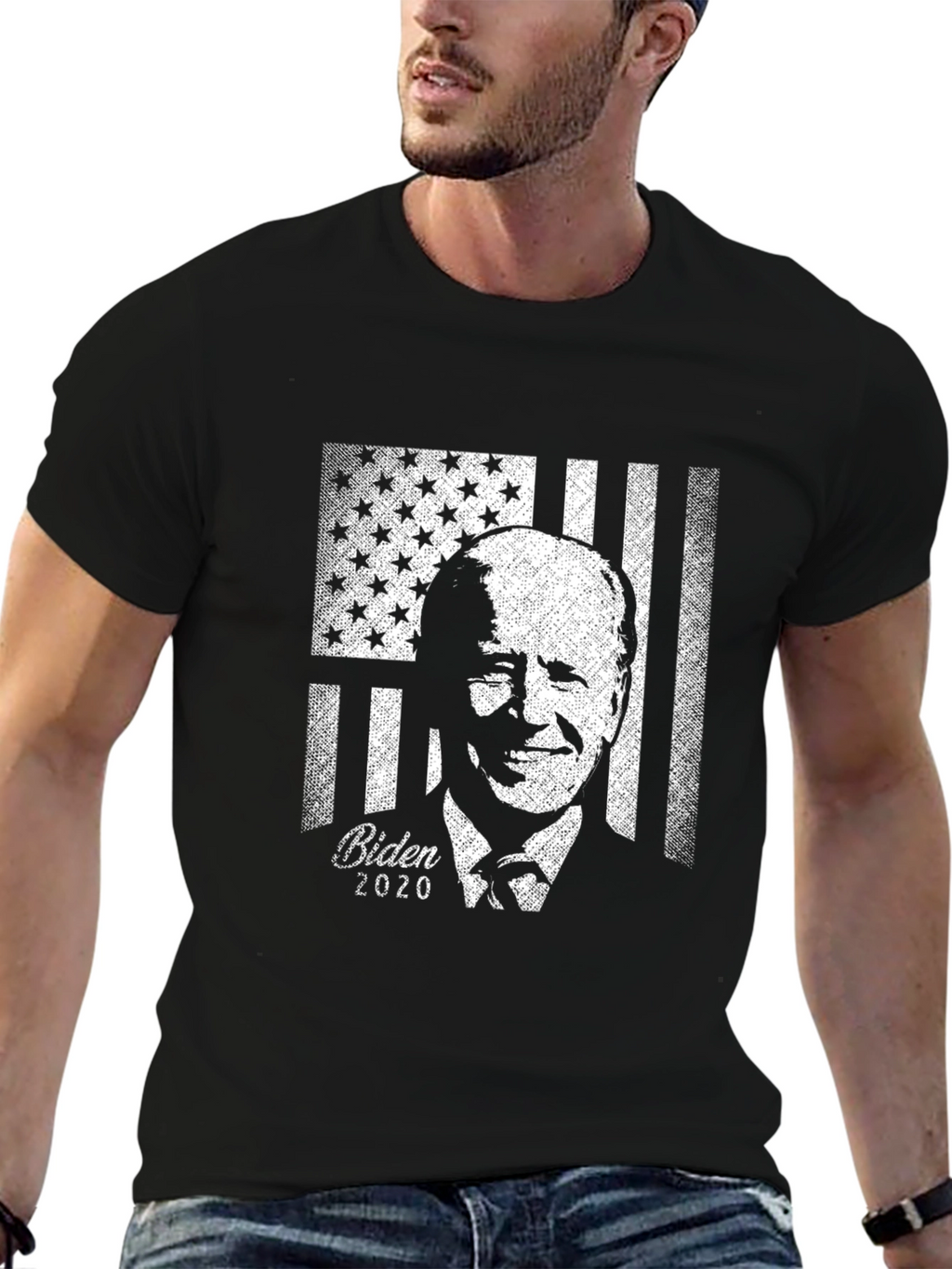 Biden 2020 American Flag Graphic Tee