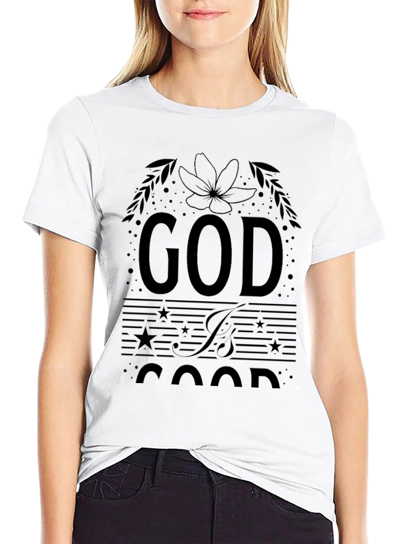 God Is Good Graphic Tee - Stylish Religious T-Shirt