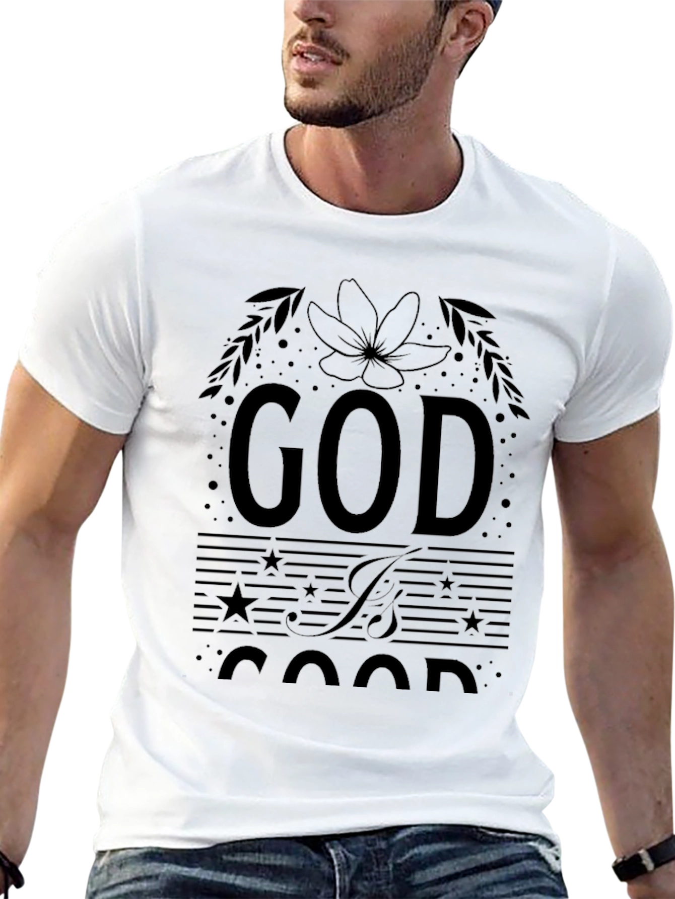 God Is Good Graphic Tee - Stylish Religious T-Shirt