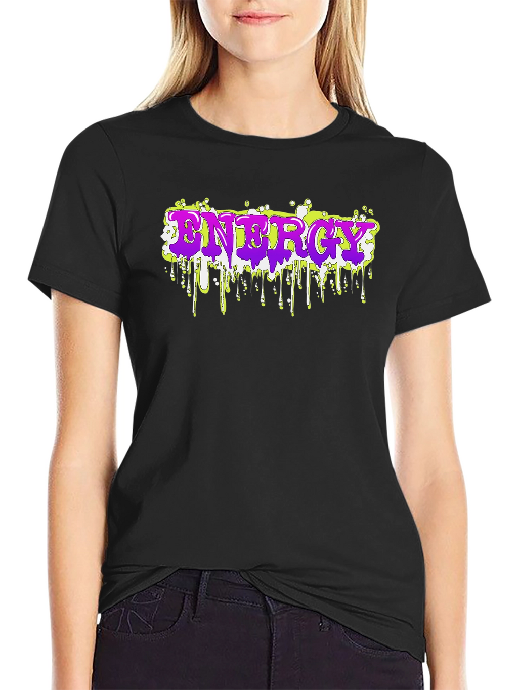 Energy Drip T-Shirt - Bold Graphic Tee