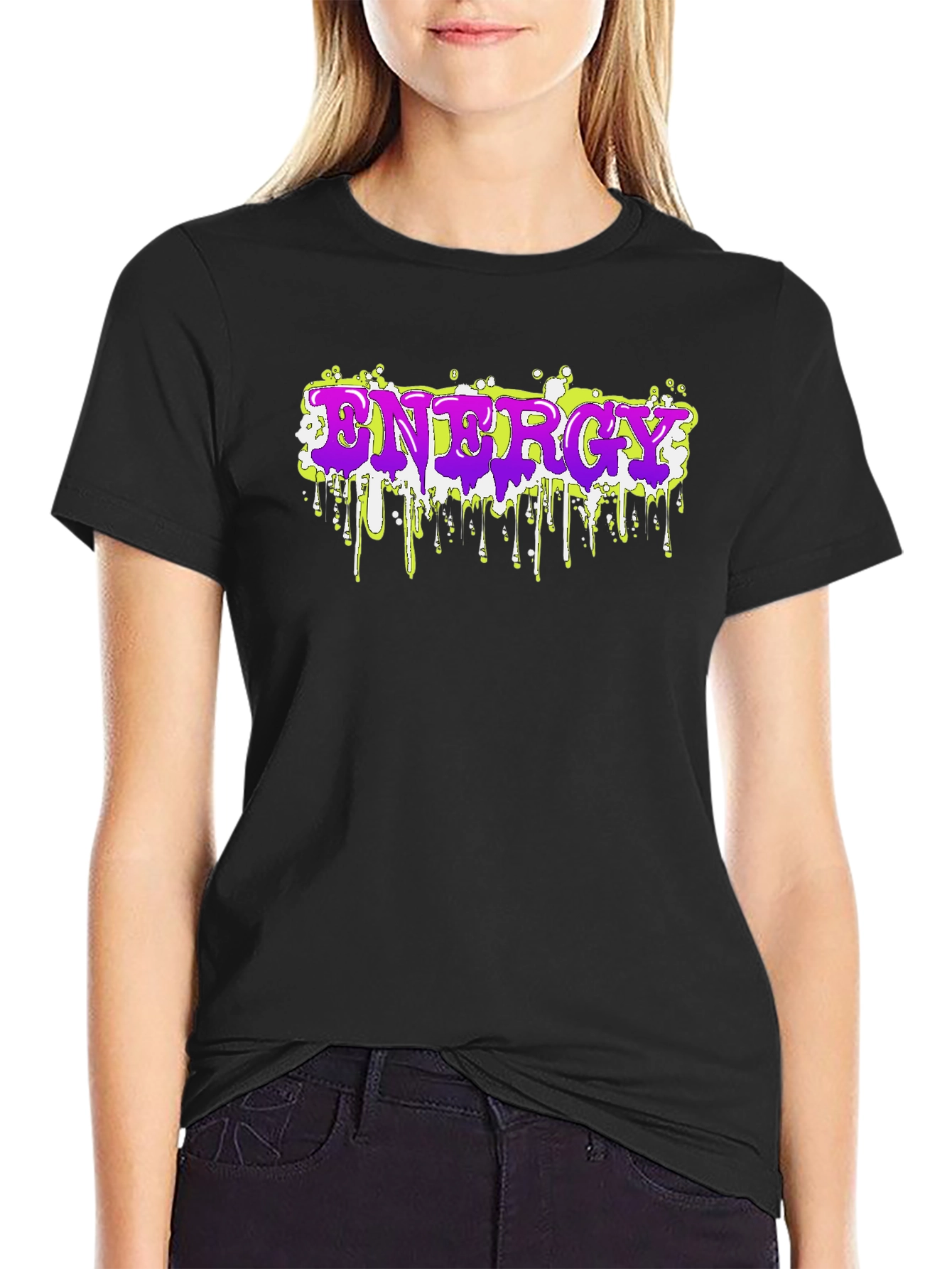 Energy Drip T-Shirt - Bold Graphic Tee