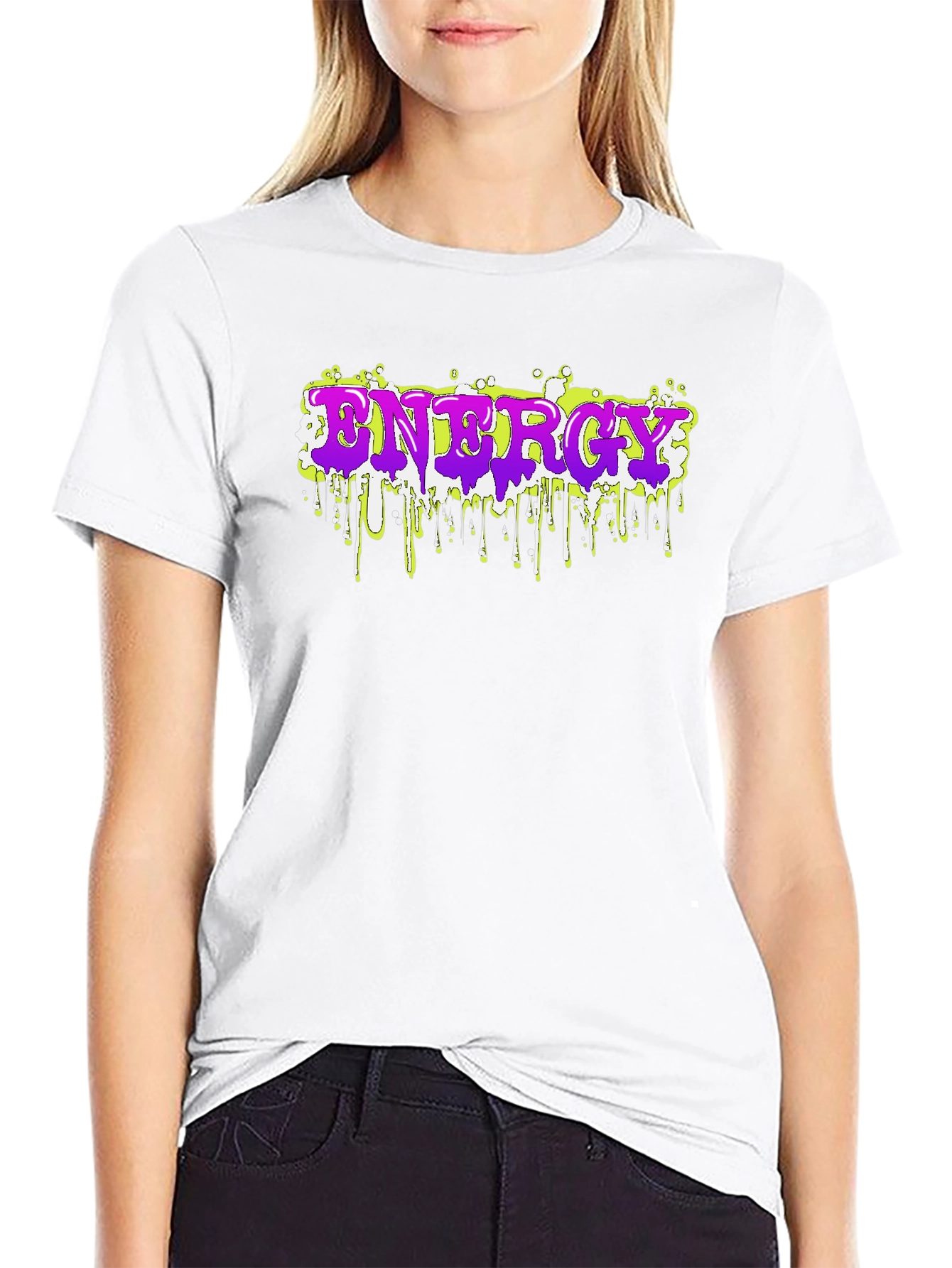 Energy Drip T-Shirt - Bold Graphic Tee