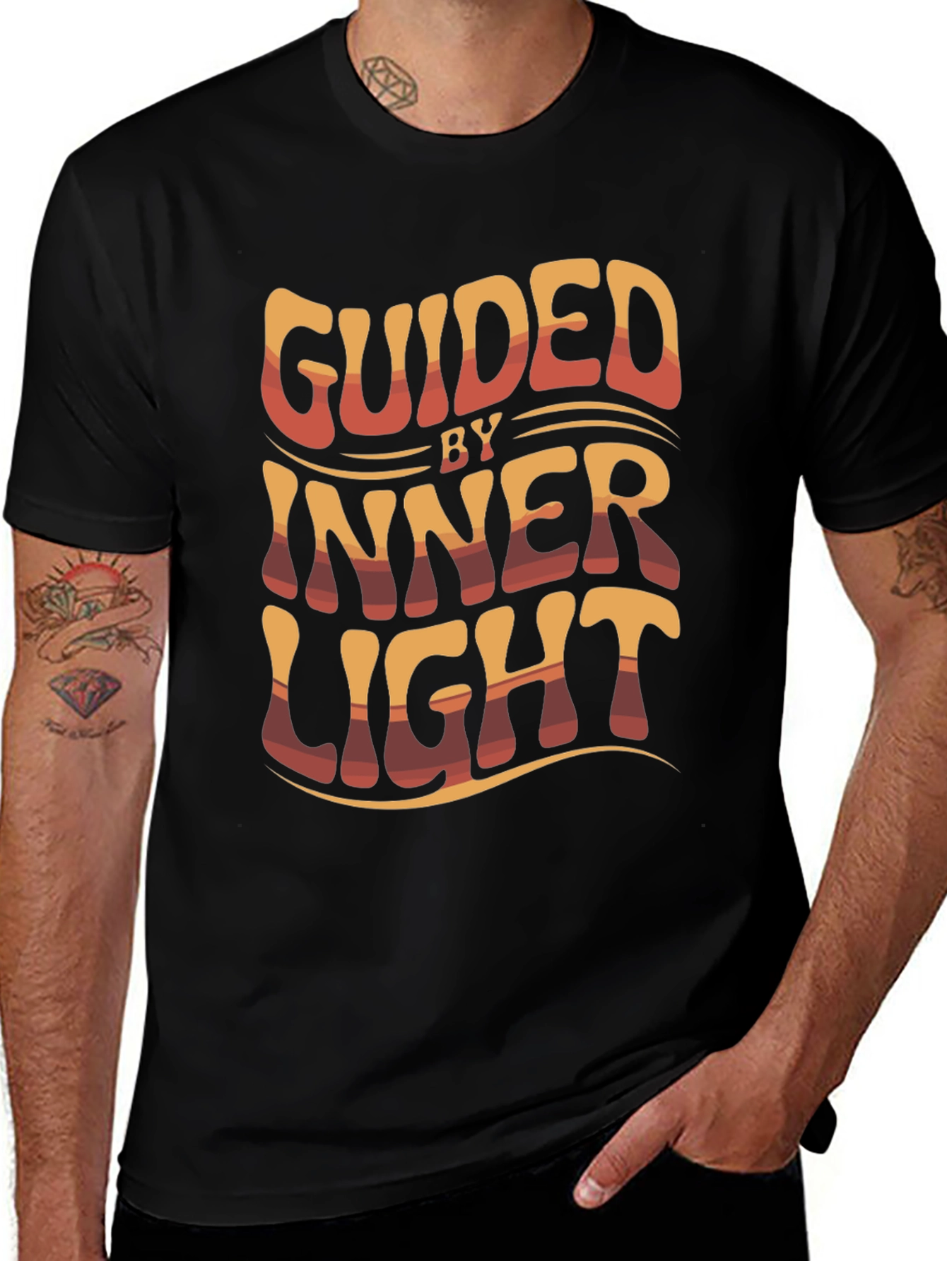 Guided By Inner Light Graphic Tee