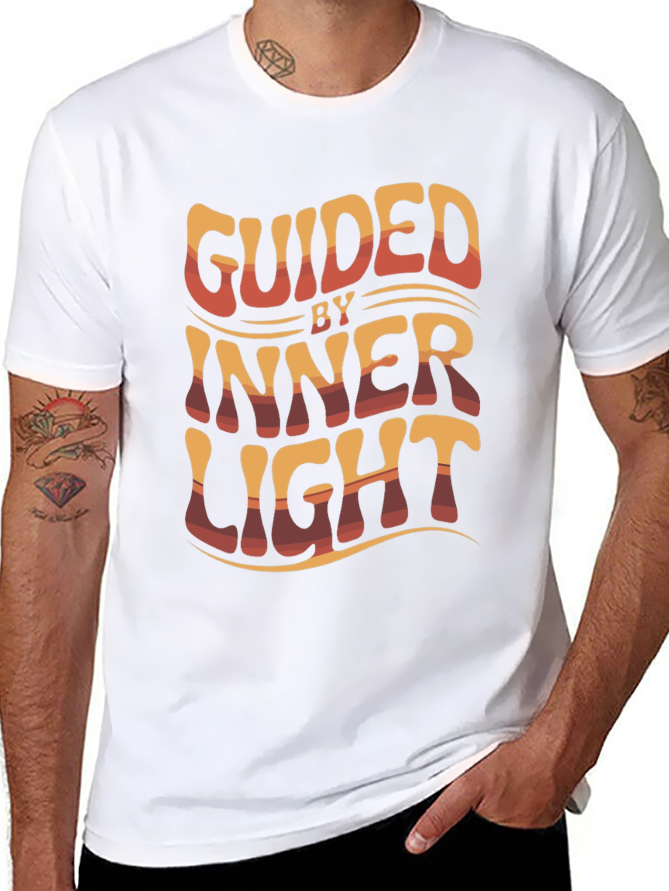 Guided By Inner Light Graphic Tee