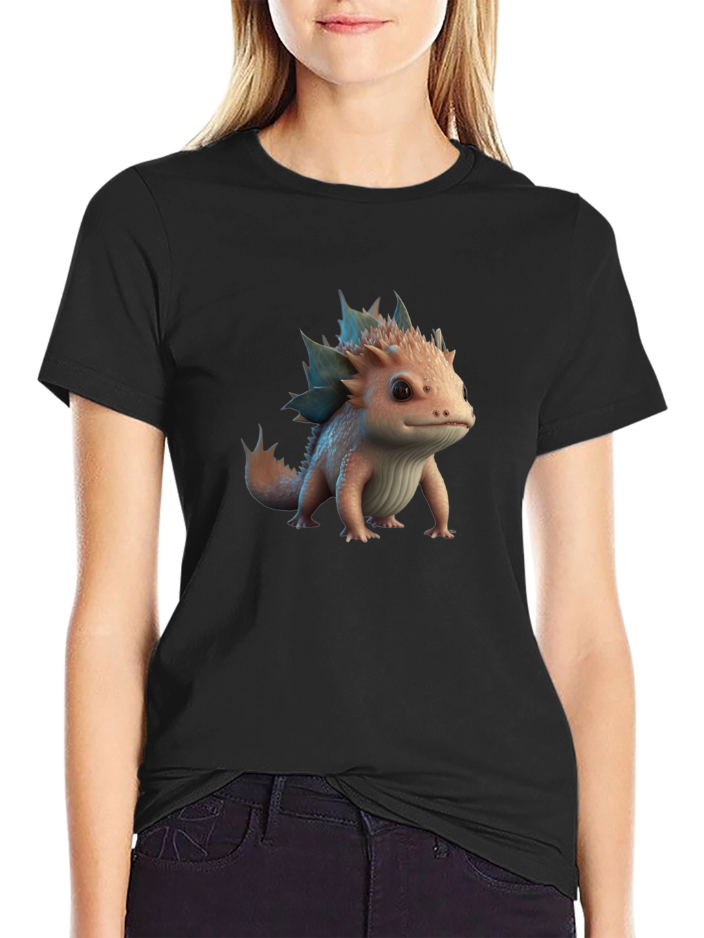 Cute Lizard Graphic Tee - Unique Design