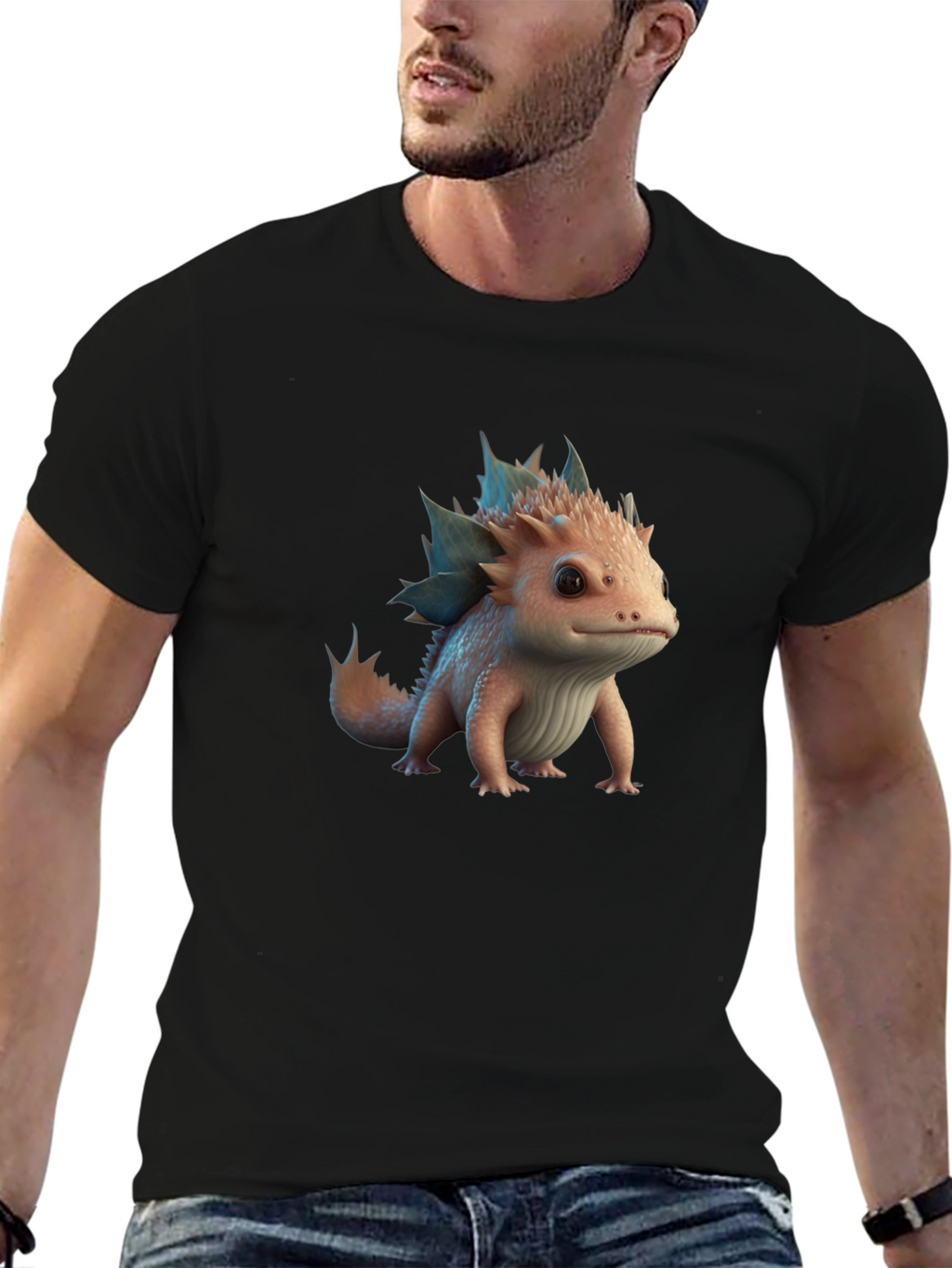 Cute Lizard Graphic Tee - Unique Design