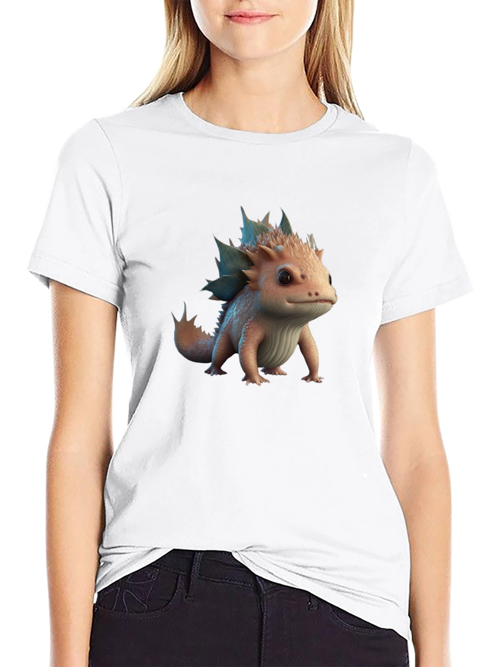 Cute Lizard Graphic Tee - Unique Design