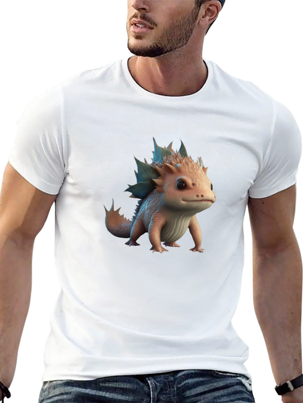 Cute Lizard Graphic Tee - Unique Design