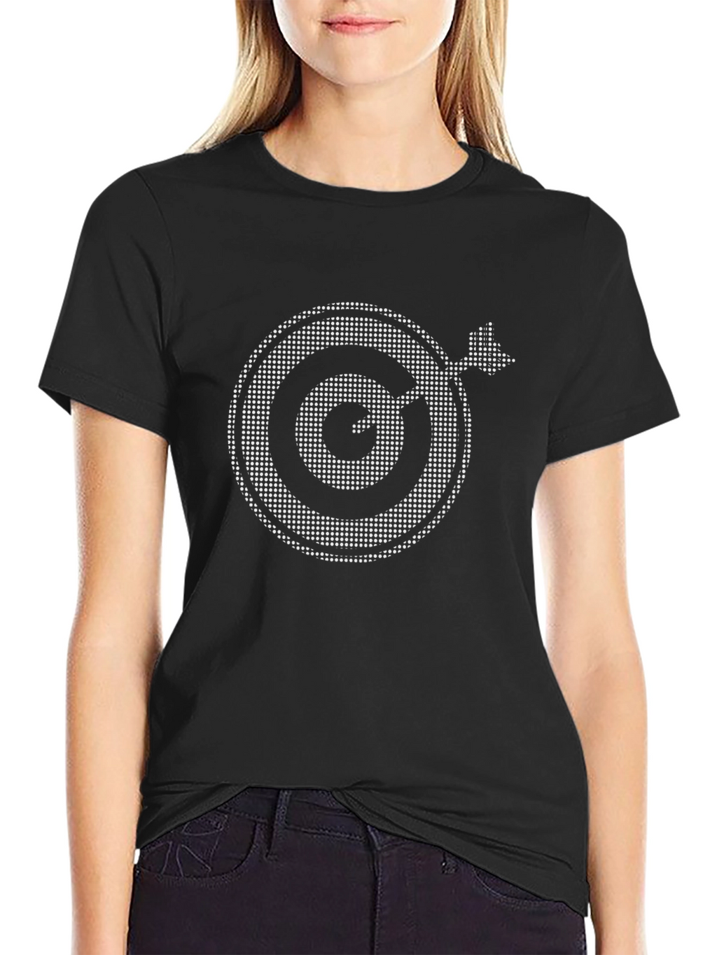 Dartboard Graphic Tee - Mens Black T-Shirt