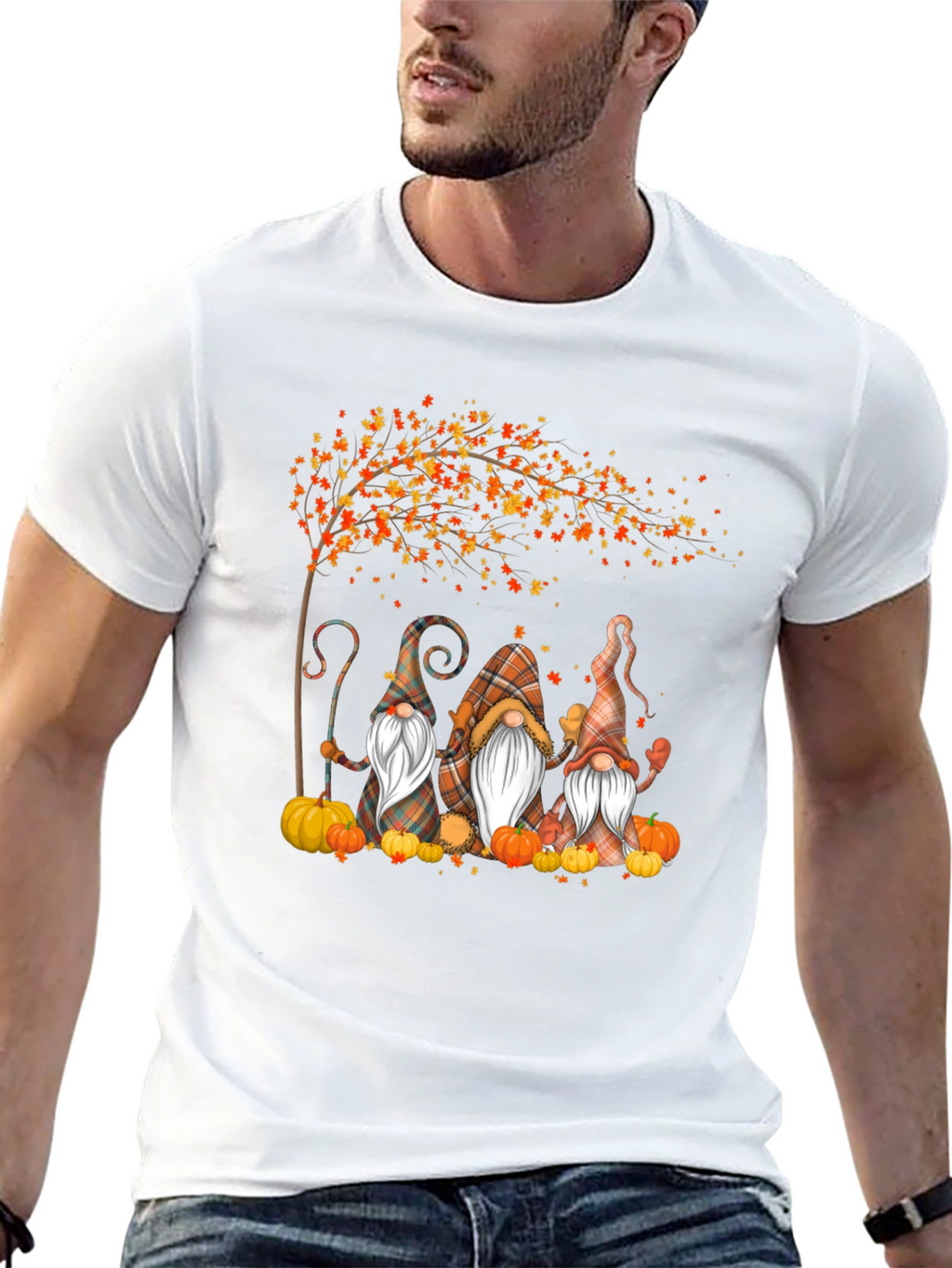 Autumn Gnomes T-Shirt Fall Thanksgiving Shirt