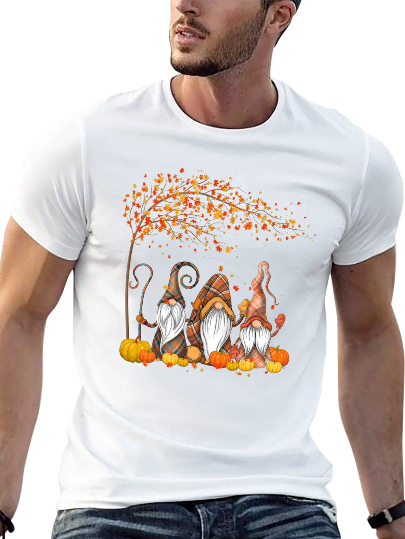 Autumn Gnomes T-Shirt Fall Thanksgiving Shirt
