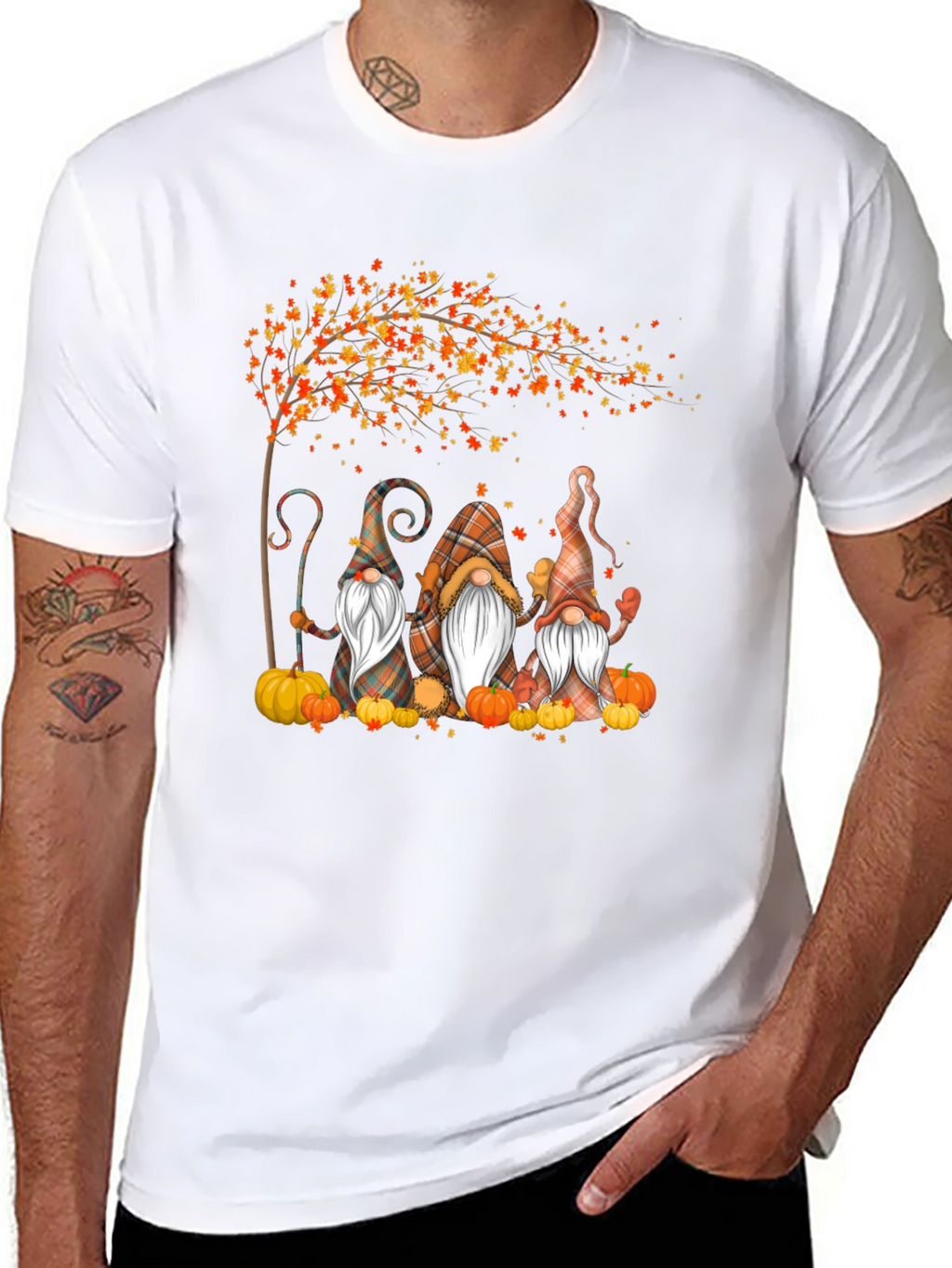 Autumn Gnomes T-Shirt Fall Thanksgiving Shirt