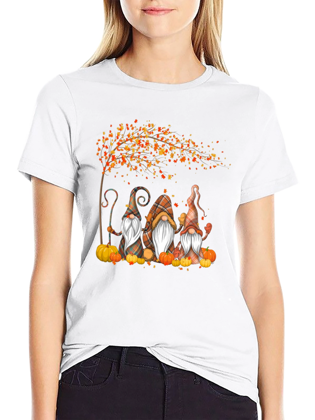 Autumn Gnomes T-Shirt Fall Thanksgiving Shirt