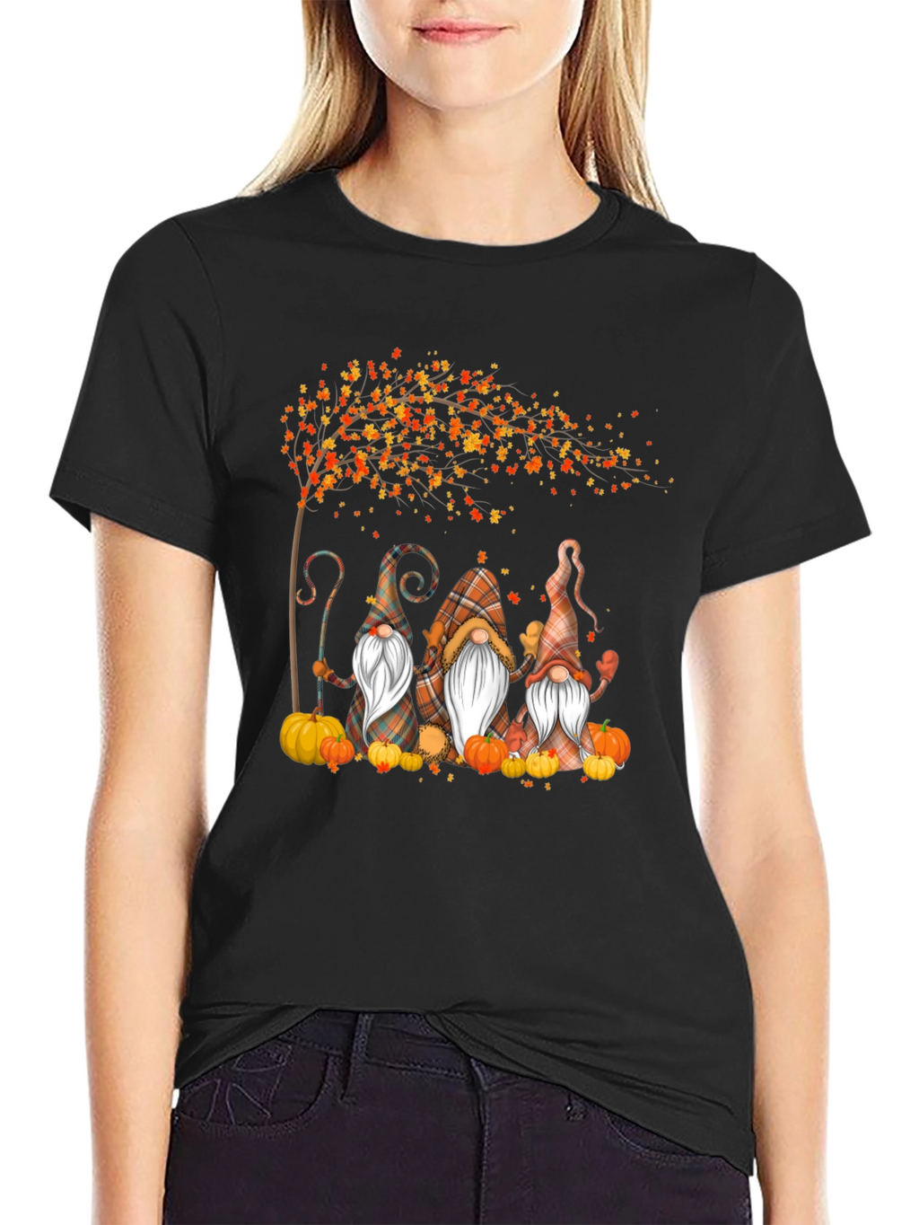 Autumn Gnomes T-Shirt Fall Thanksgiving Shirt
