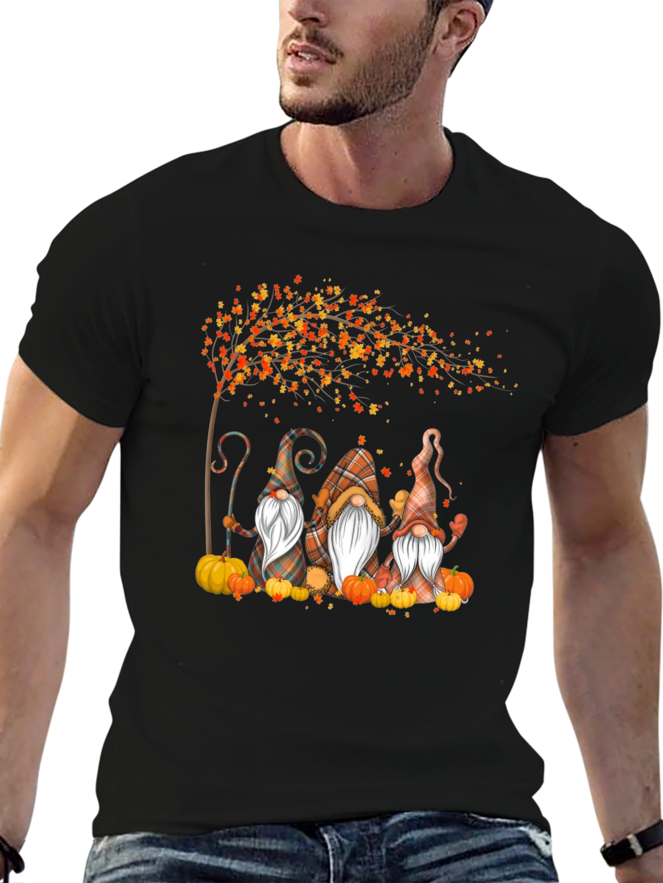 Autumn Gnomes T-Shirt Fall Thanksgiving Shirt