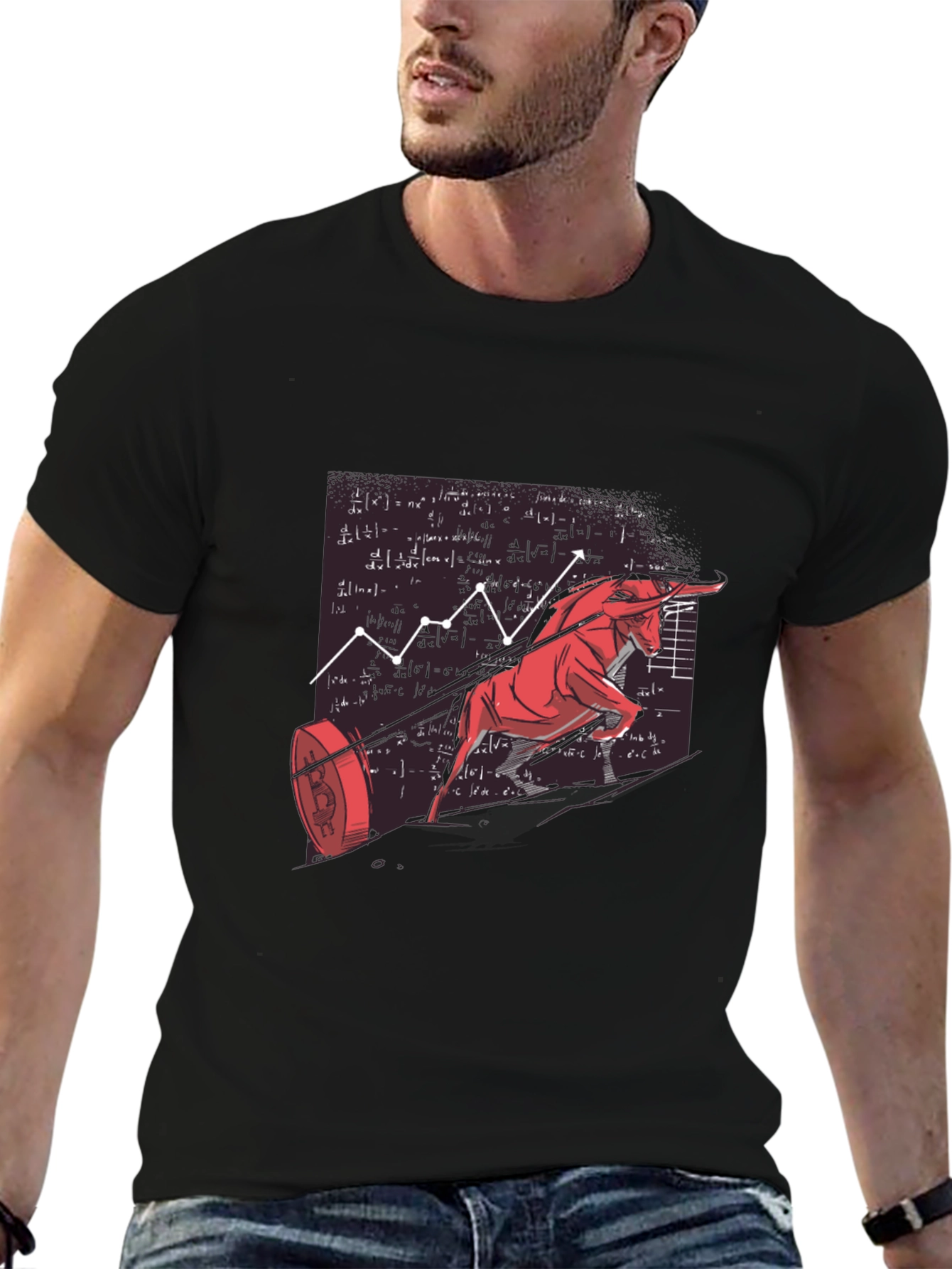 Bitcoin Bull Market Tee - Crypto Trader Graphic T-Shirt