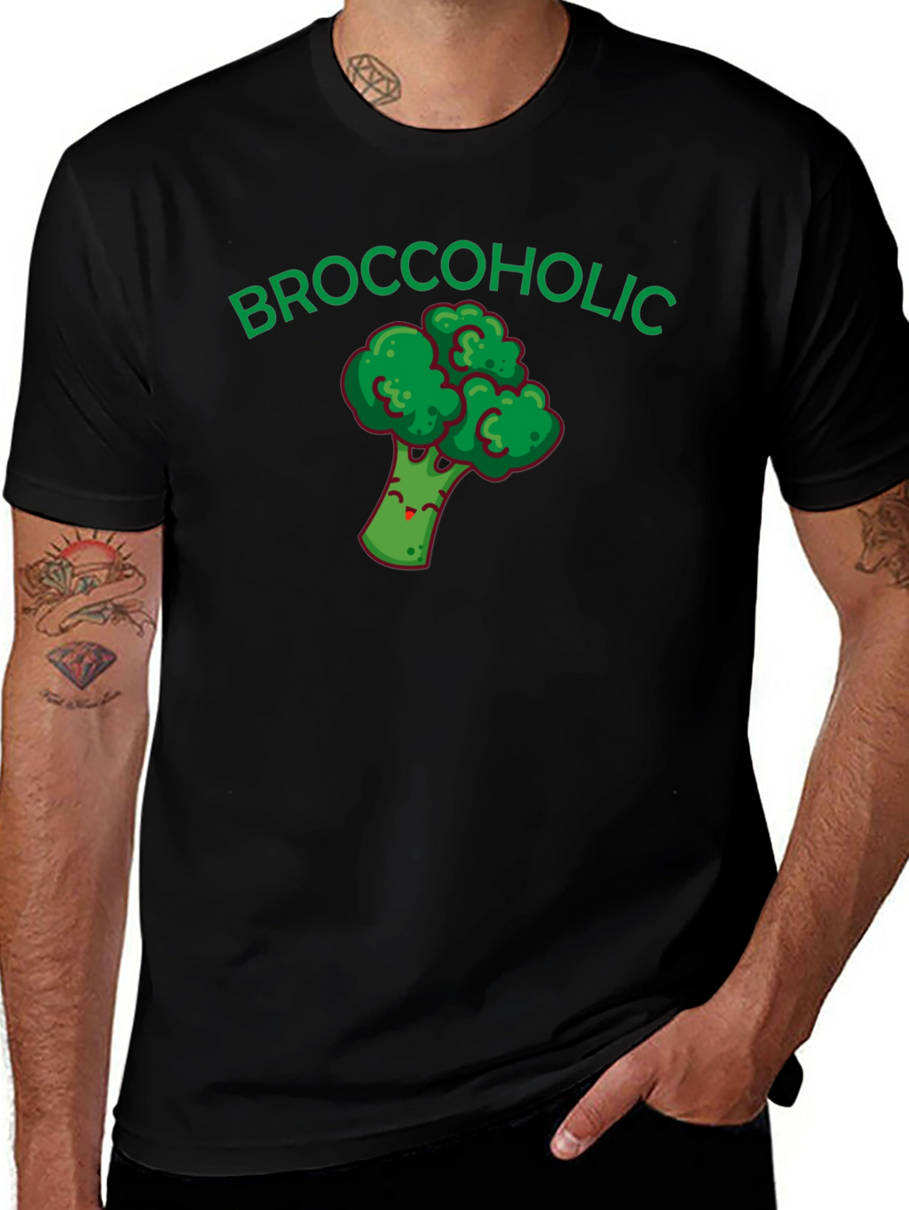 Broccoholic T-Shirt - Funny Broccoli Lover Tee
