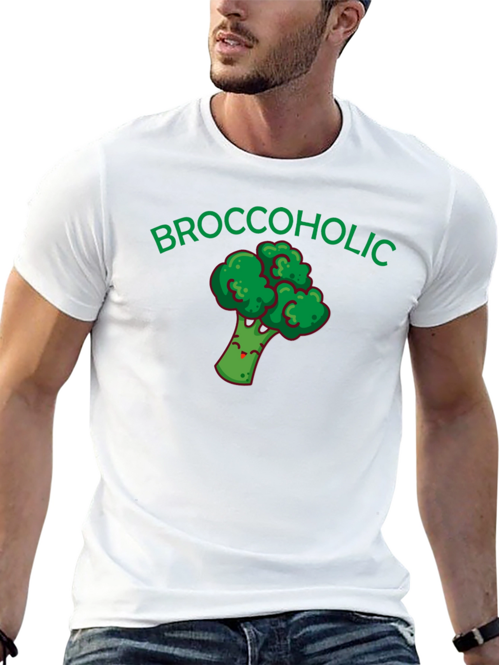 Broccoholic T-Shirt - Funny Broccoli Lover Tee