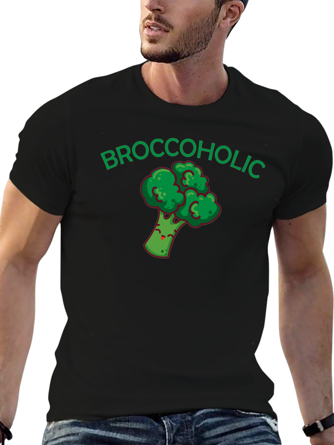 Broccoholic T-Shirt - Funny Broccoli Lover Tee