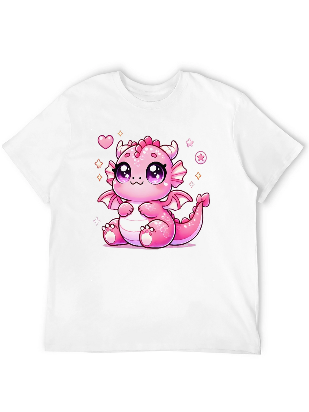 Cute Kawaii Pink Dragon T-Shirt