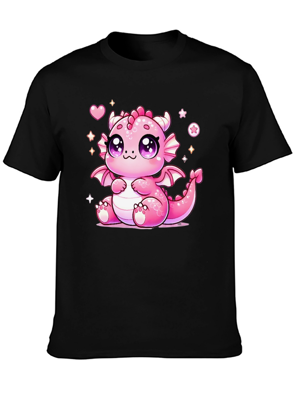 Cute Kawaii Pink Dragon T-Shirt