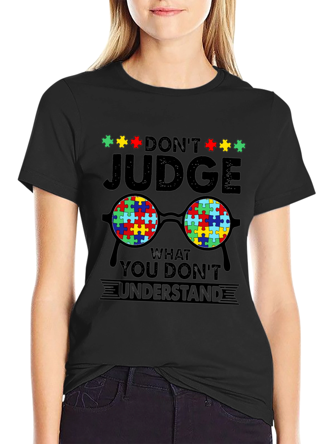 Autism Awareness T-Shirt - Dont Judge