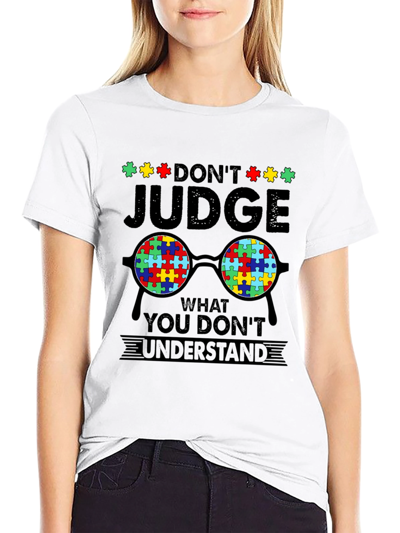 Autism Awareness T-Shirt - Dont Judge