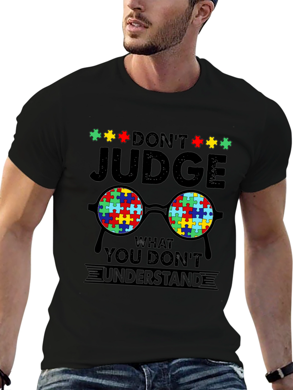 Autism Awareness T-Shirt - Dont Judge