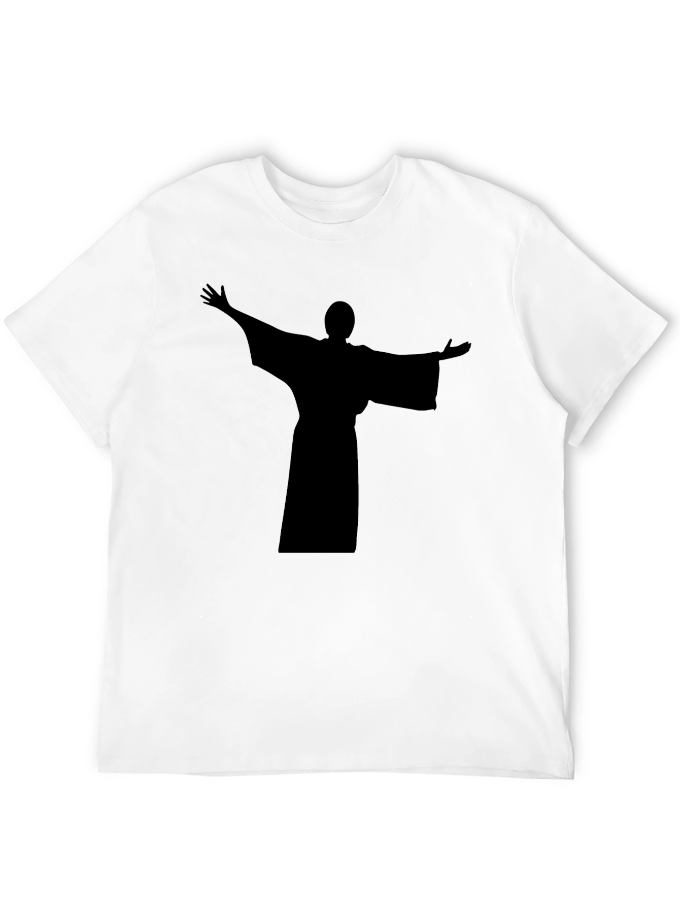 Silhouette Graphic Print Black T-Shirt