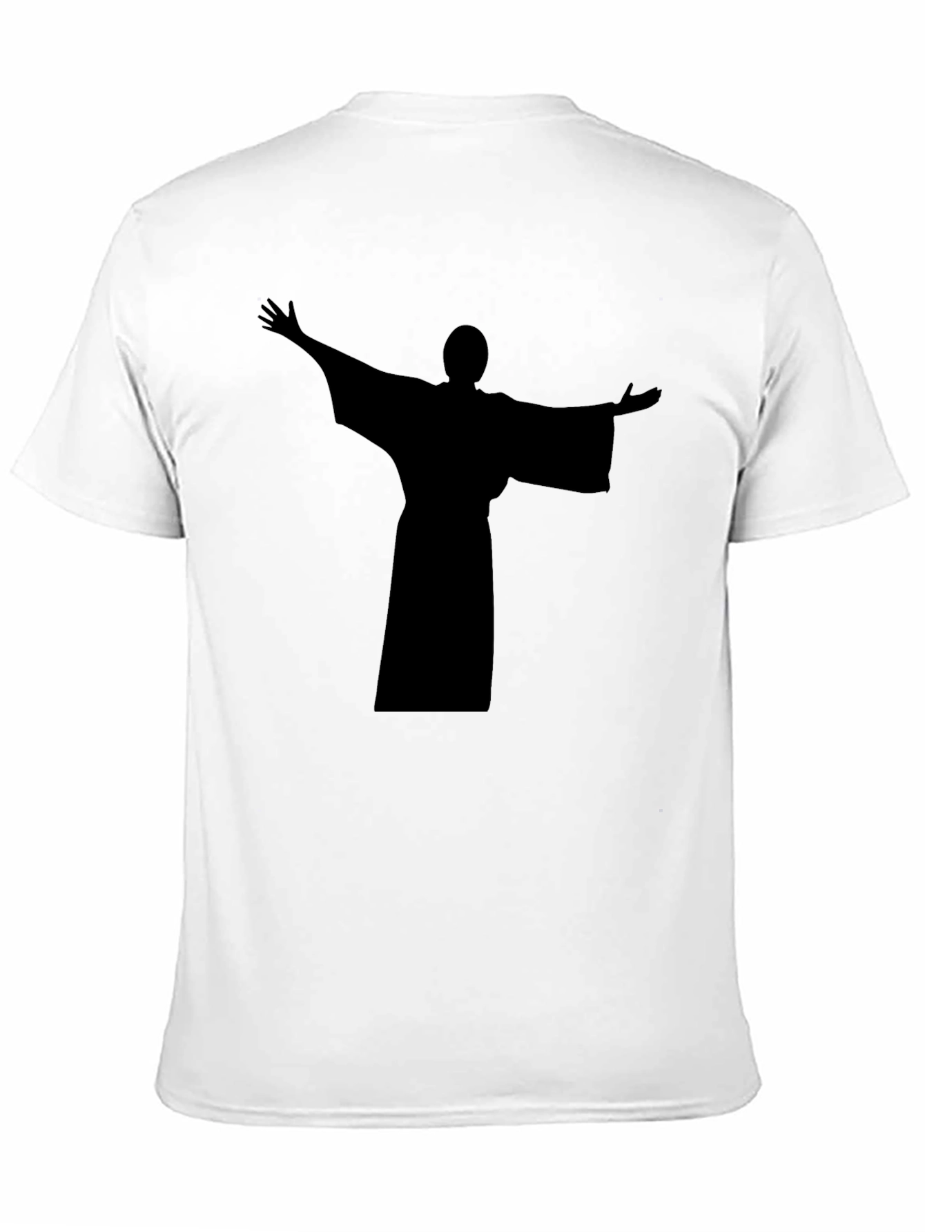 Silhouette Graphic Print Black T-Shirt