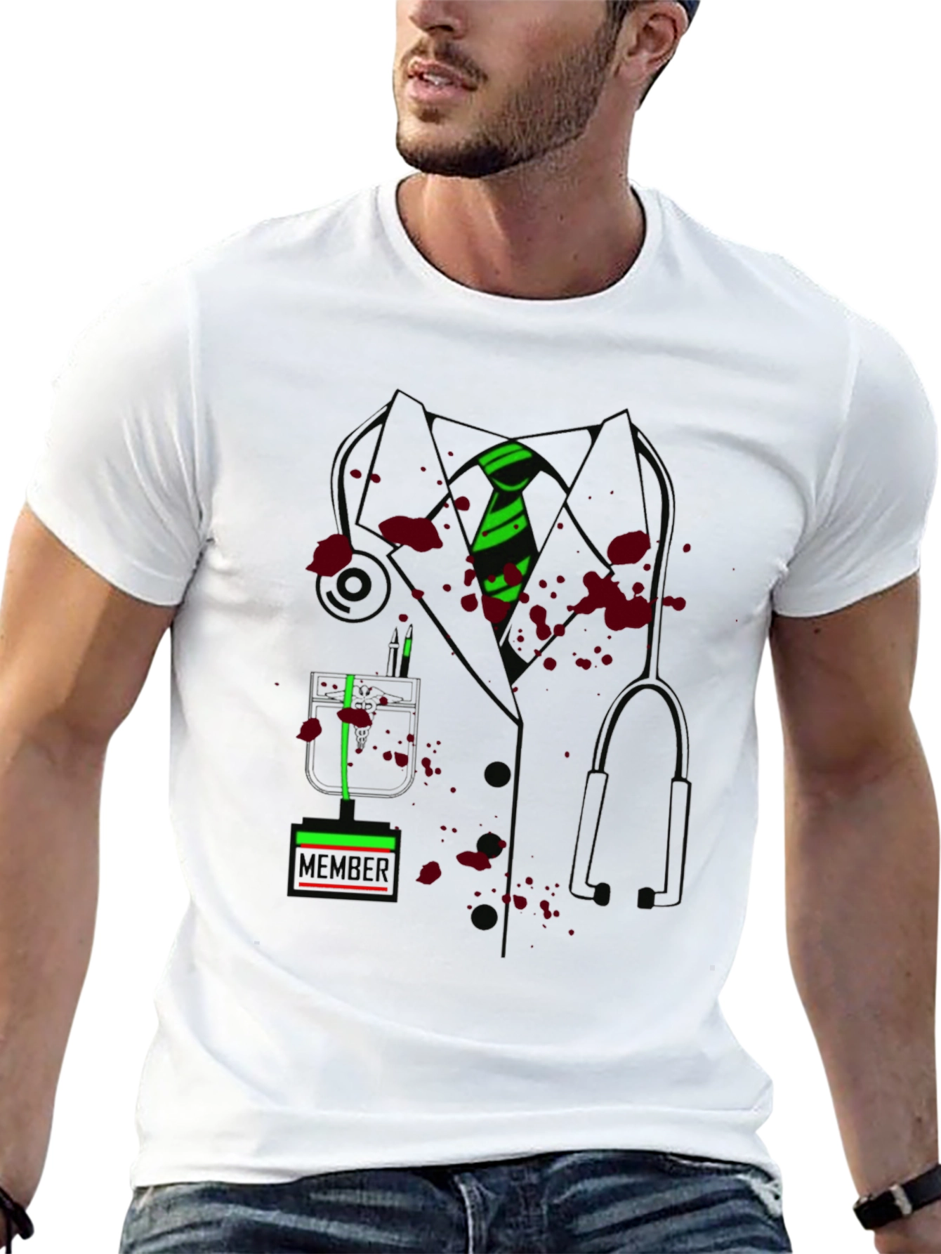 Doctor Costume Graphic T-Shirt