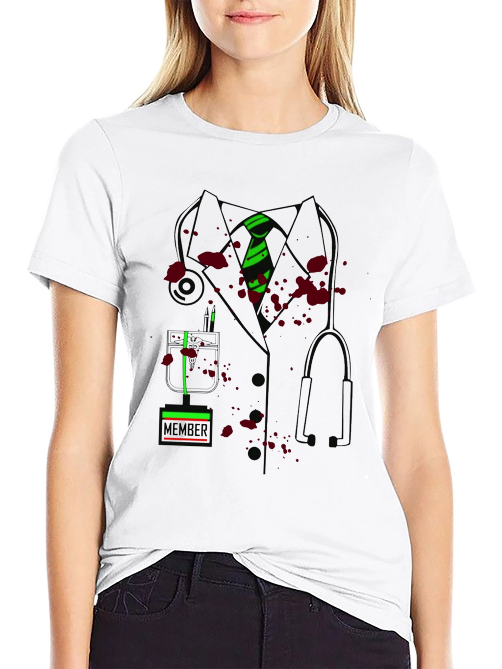 Doctor Costume Graphic T-Shirt